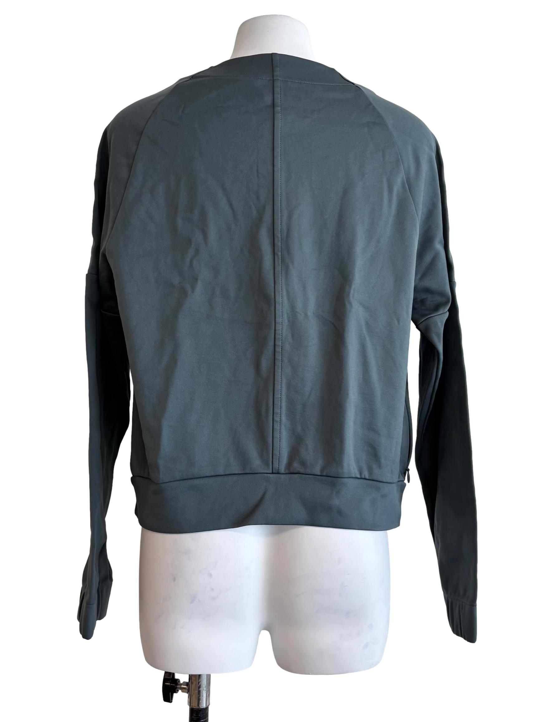 Slate Grey Zipped Jacket