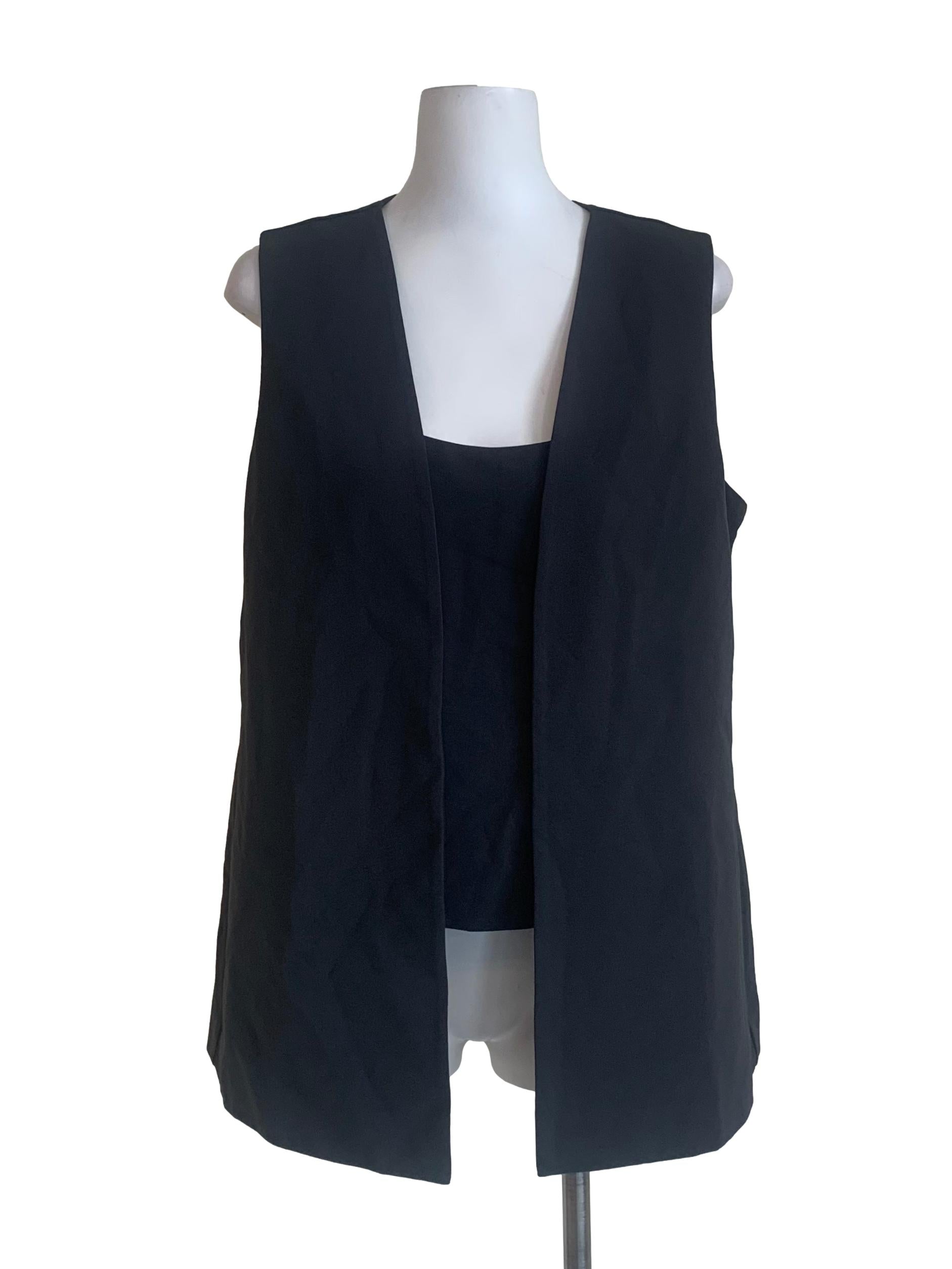Iron Grey Sleeveless Top