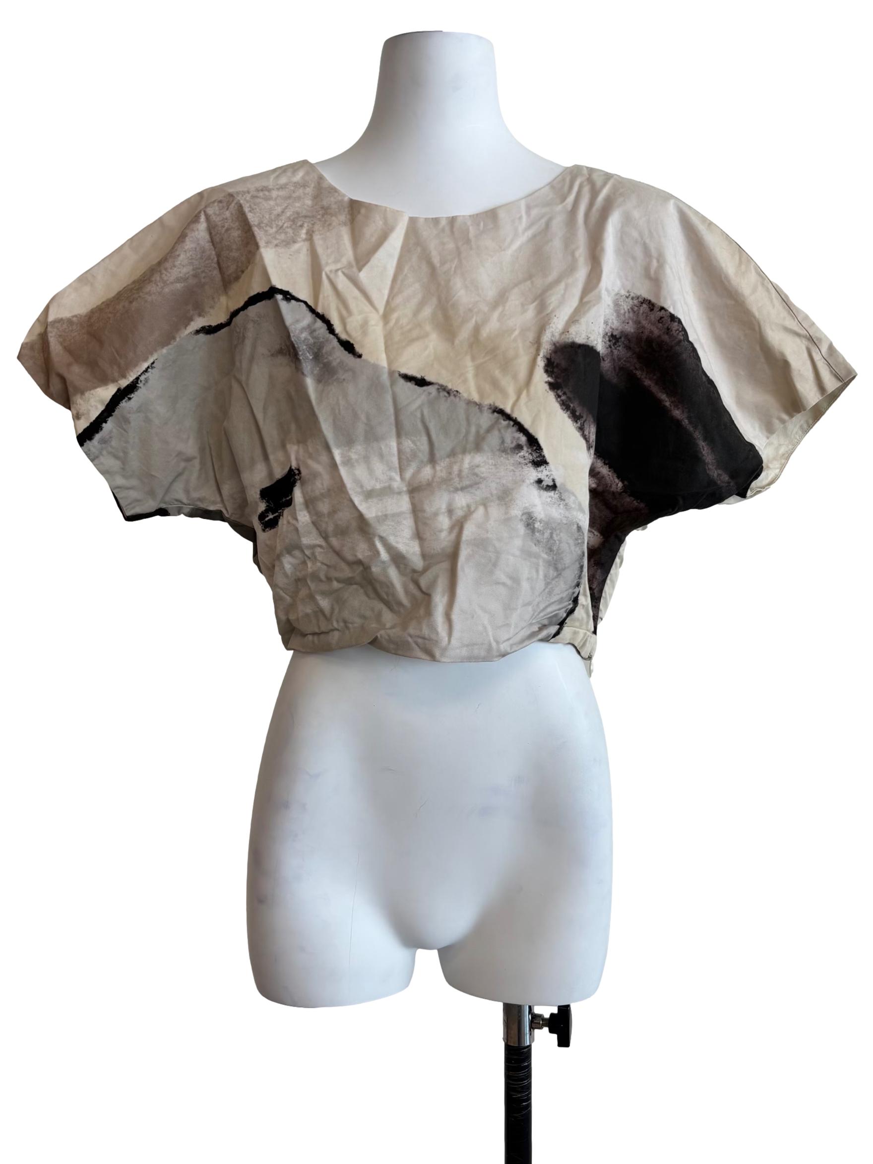 River Organic Cotton Cropped Top OSN