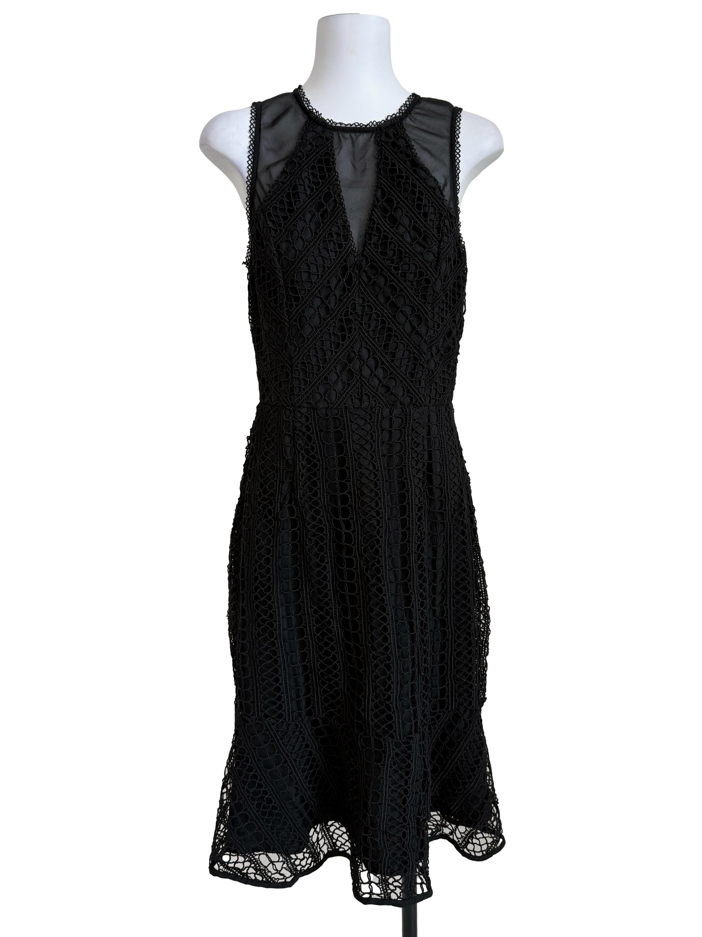 Black Lace  Sheath Dress