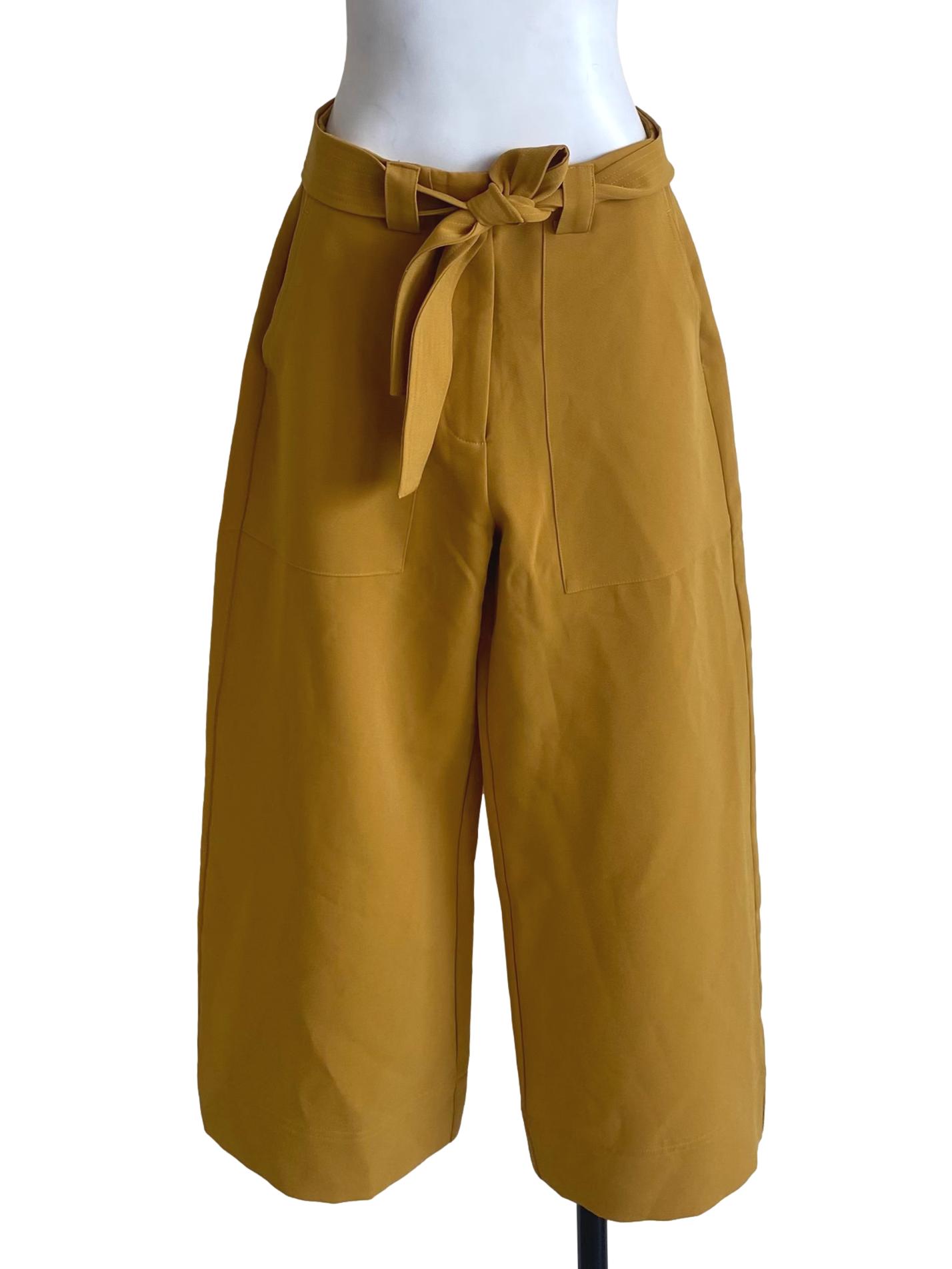 Dandelion Yellow Twill Straight Pants