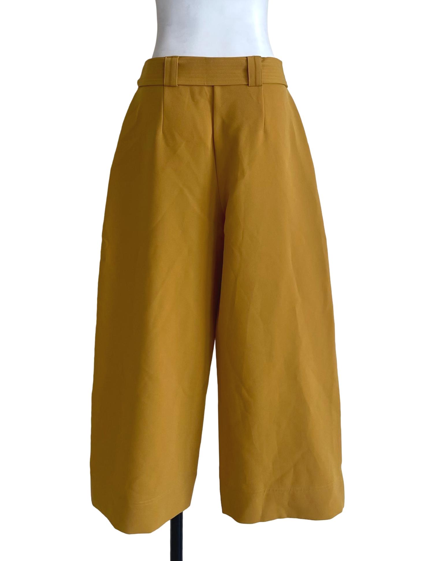 Dandelion Yellow Twill Straight Pants