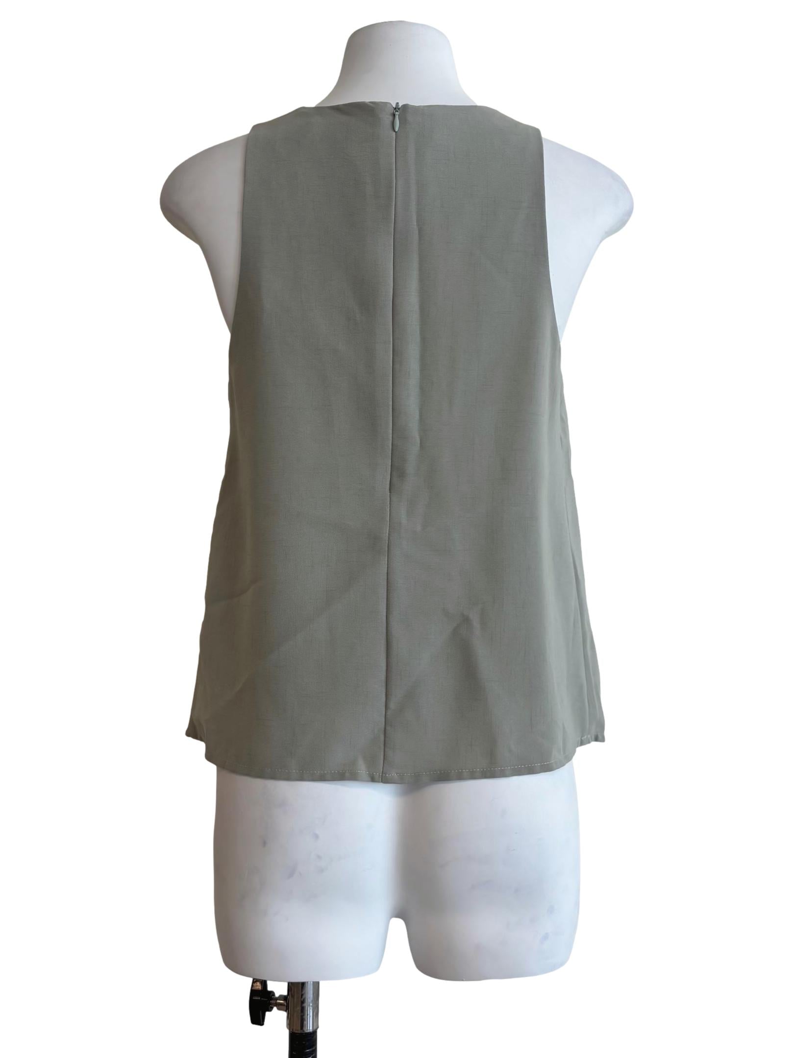 Soft Green Sleeveless Top