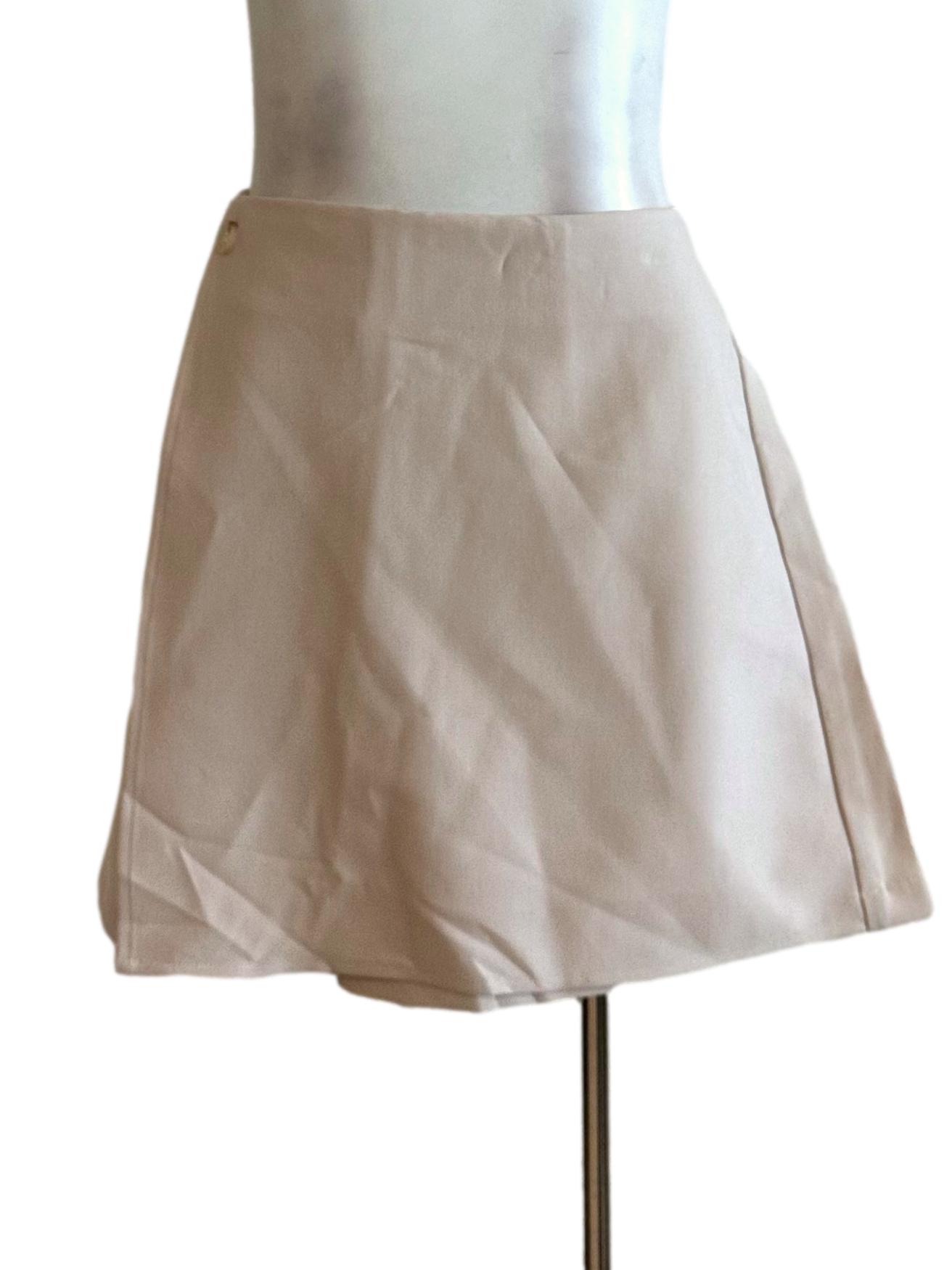 Light Beige Wrap Shorts