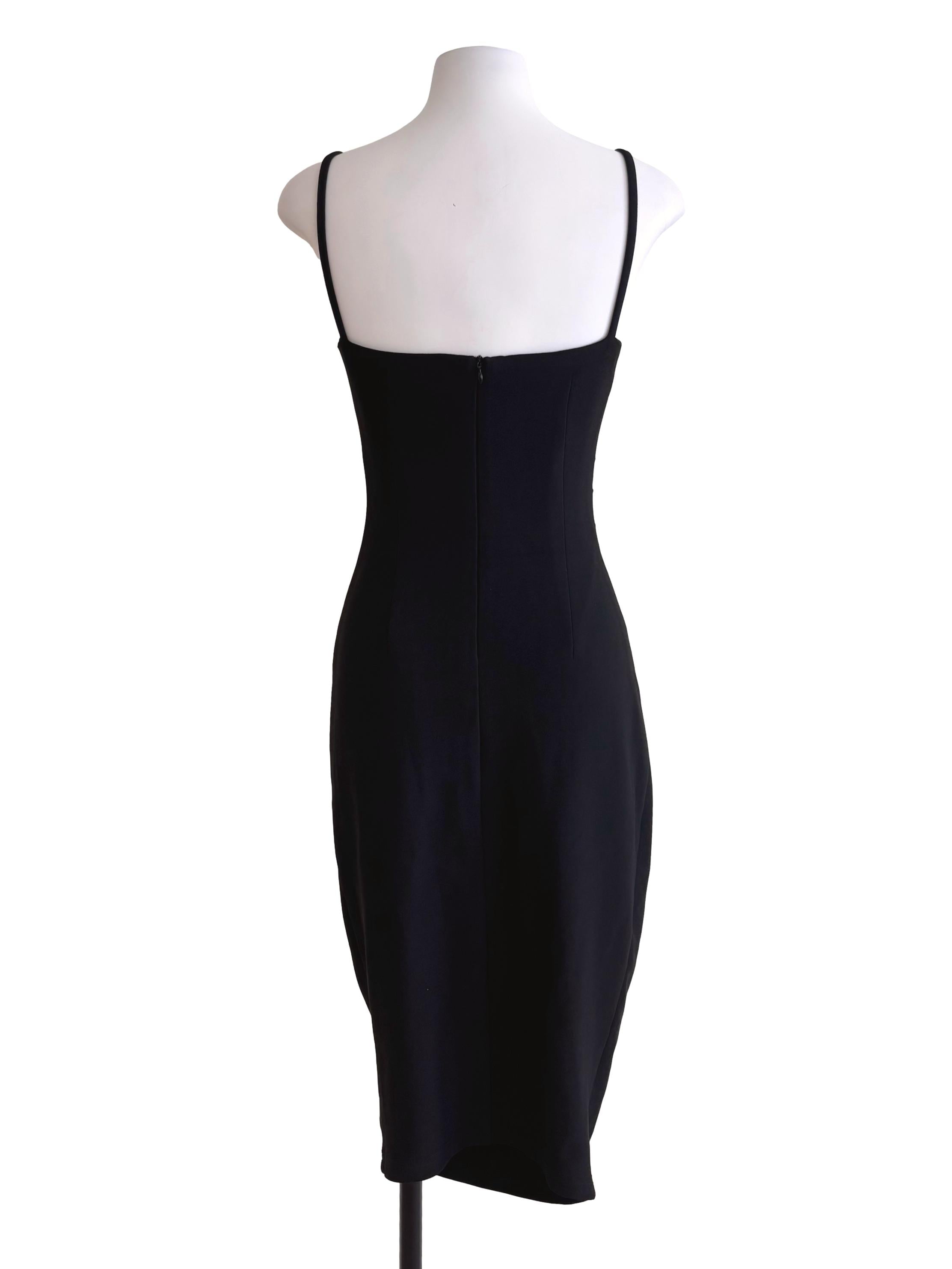 Black Fitted Bodycon Dress