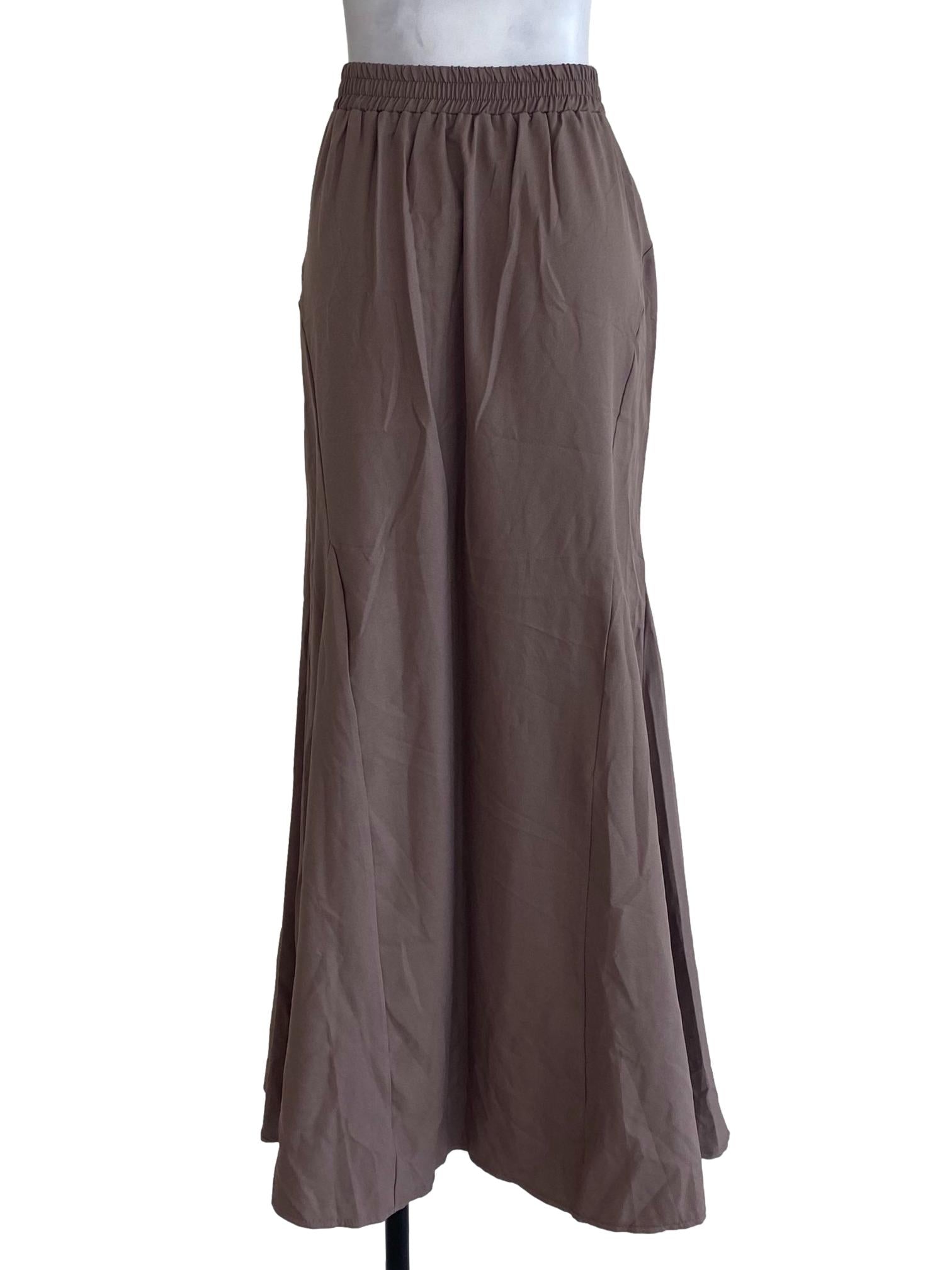 Brown Long Skirt