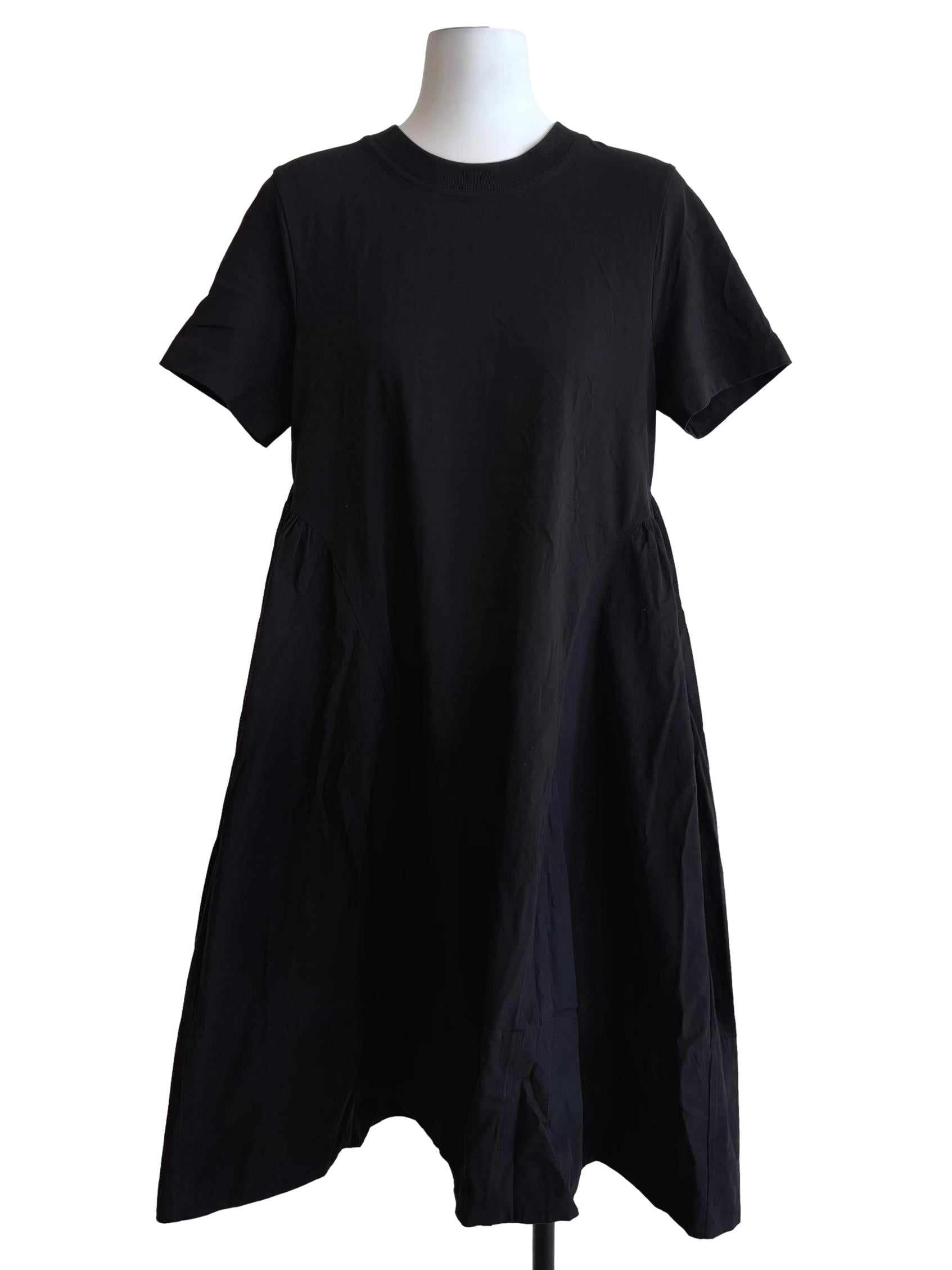 Black Short Sleeves Dress