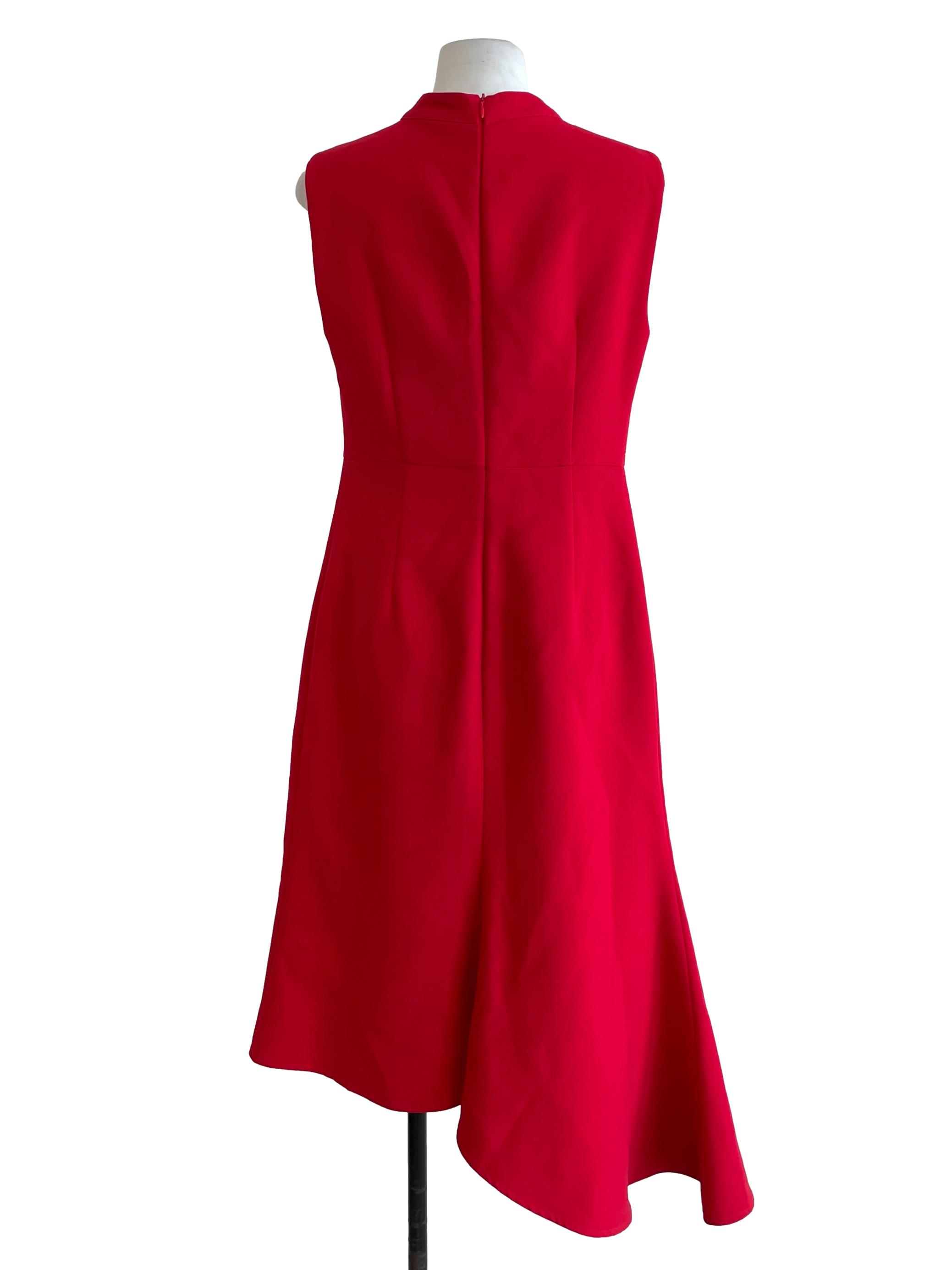 Red Collar Mermaid Dress