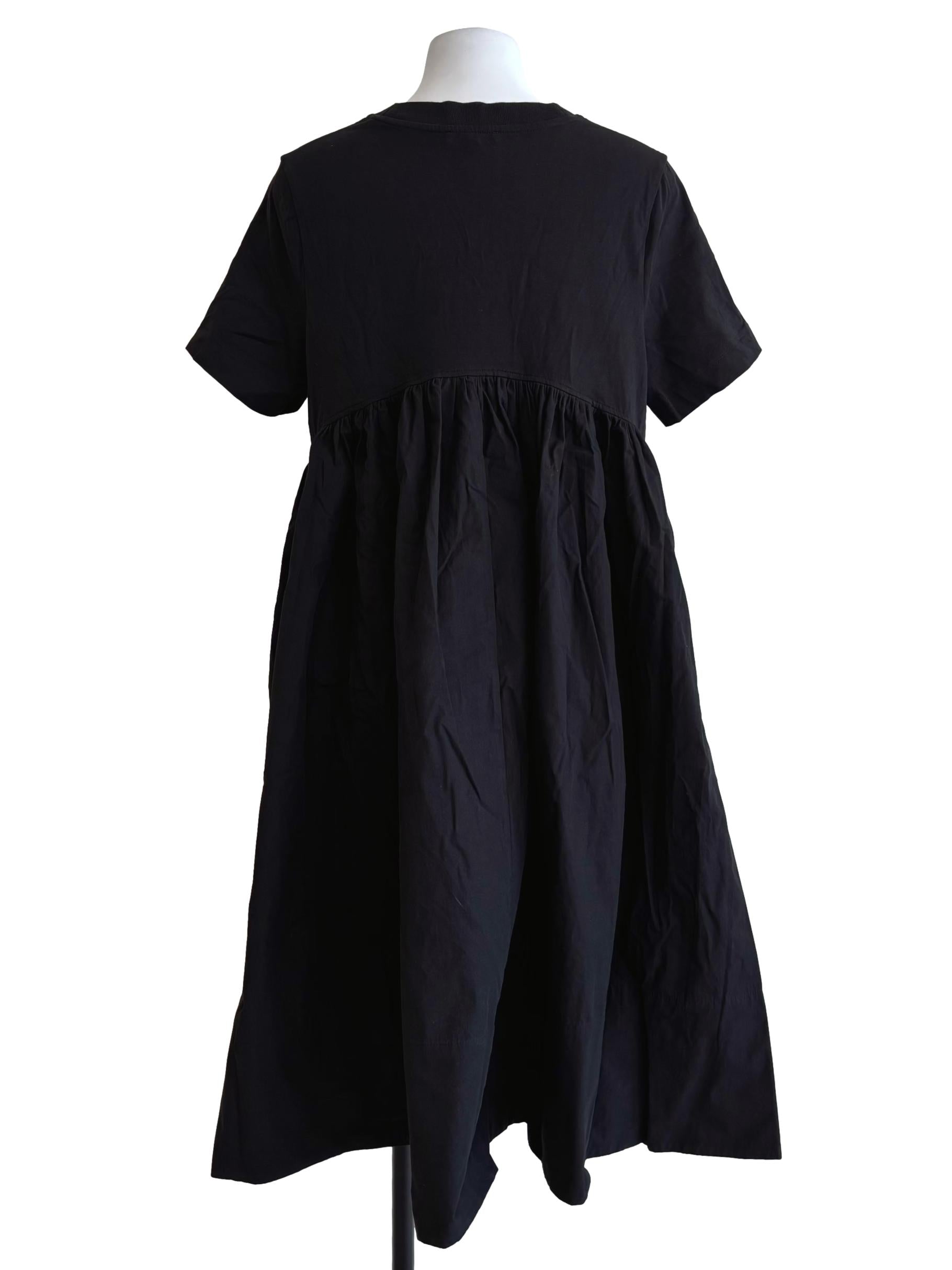 Black Short Sleeves Dress