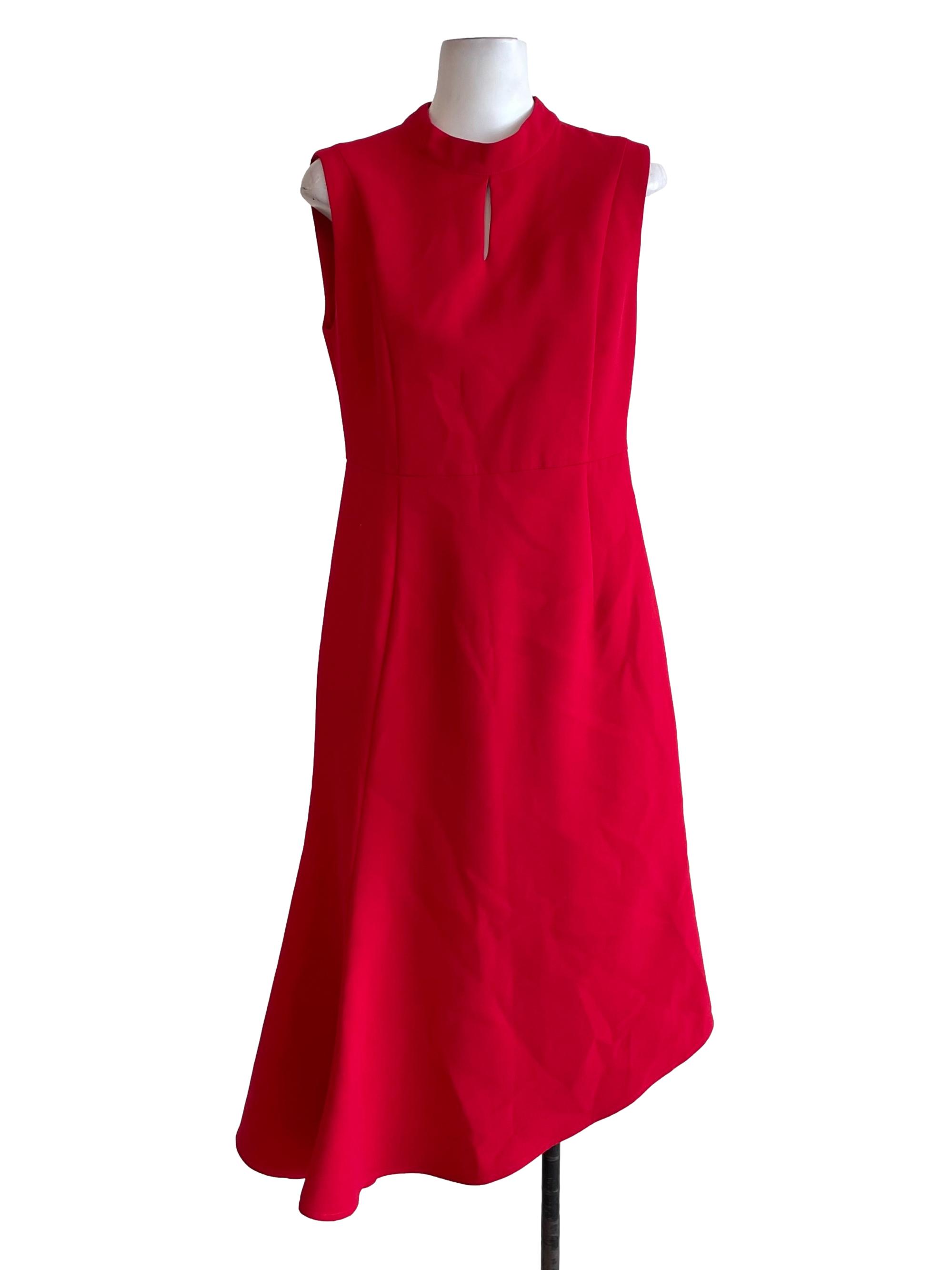 Red Collar Mermaid Dress