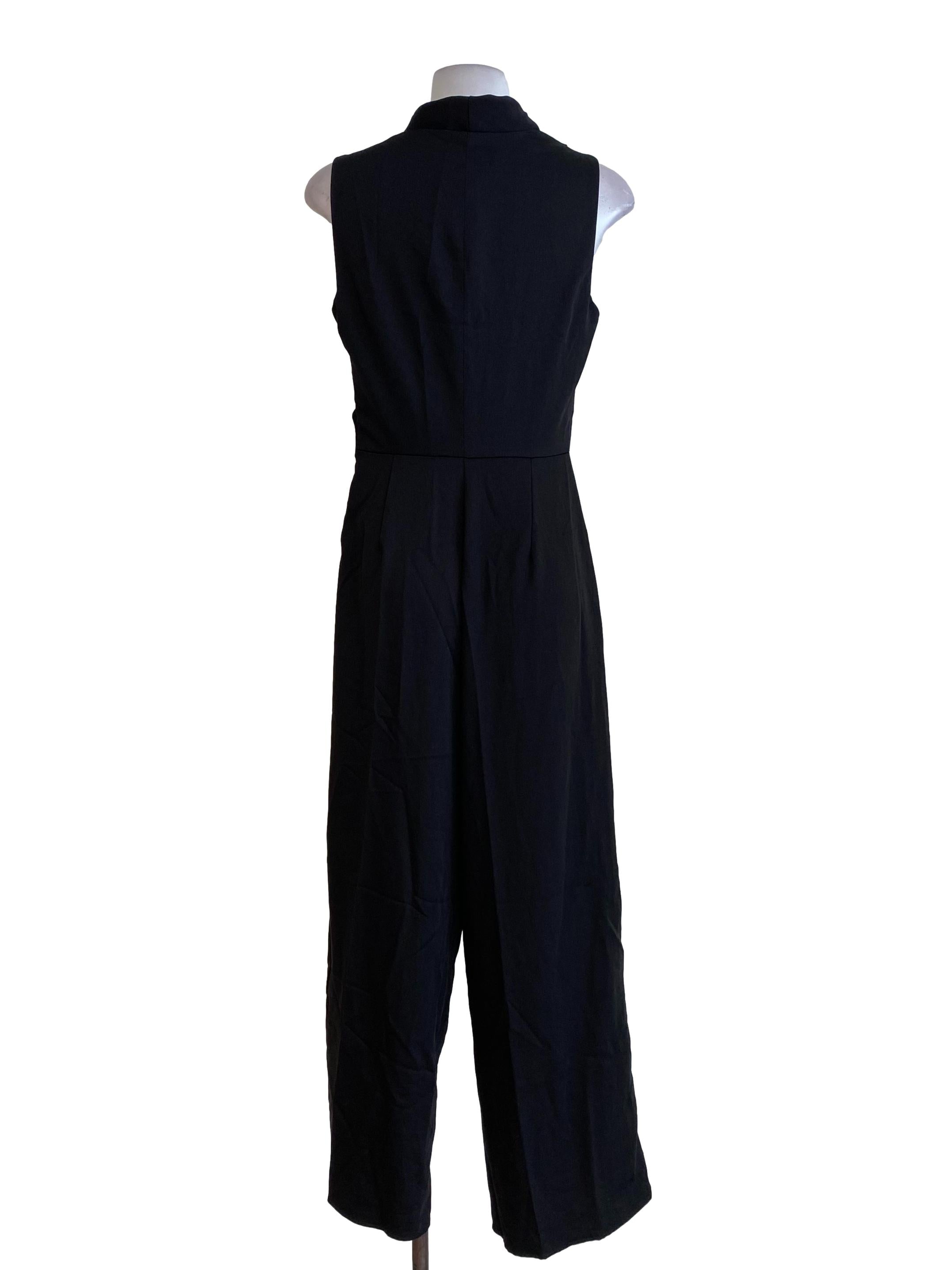 Black Satin Jumpsuts