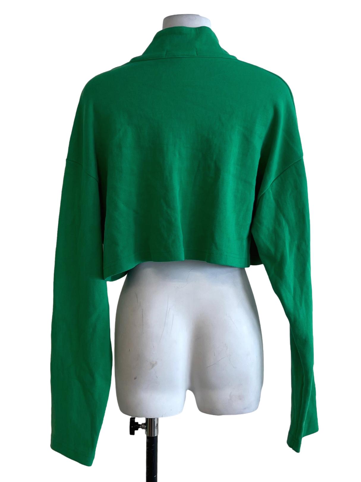 Fern Green Wing Collar Blouse