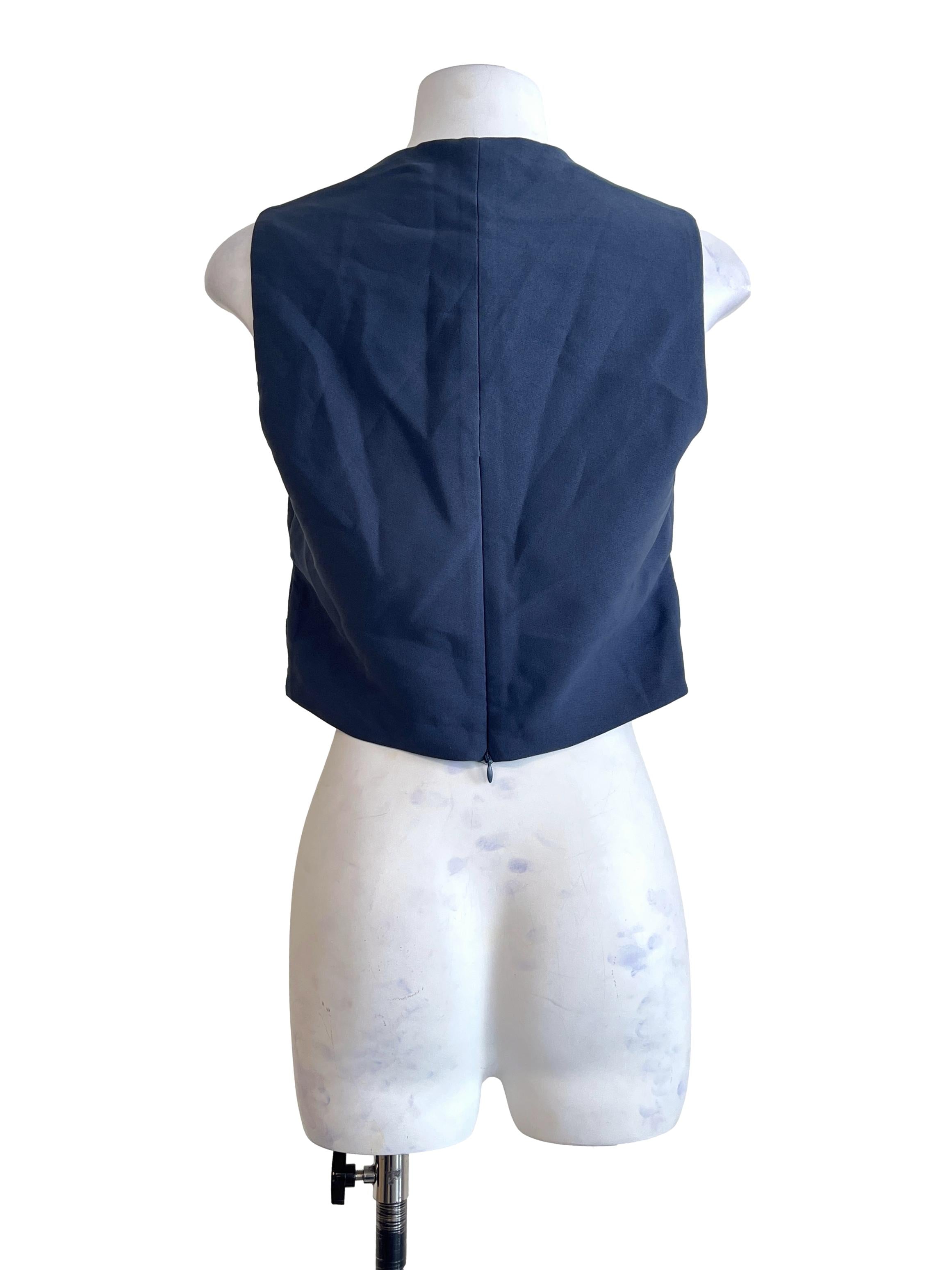 Spruce Blue Queen Anne Sleeve Top