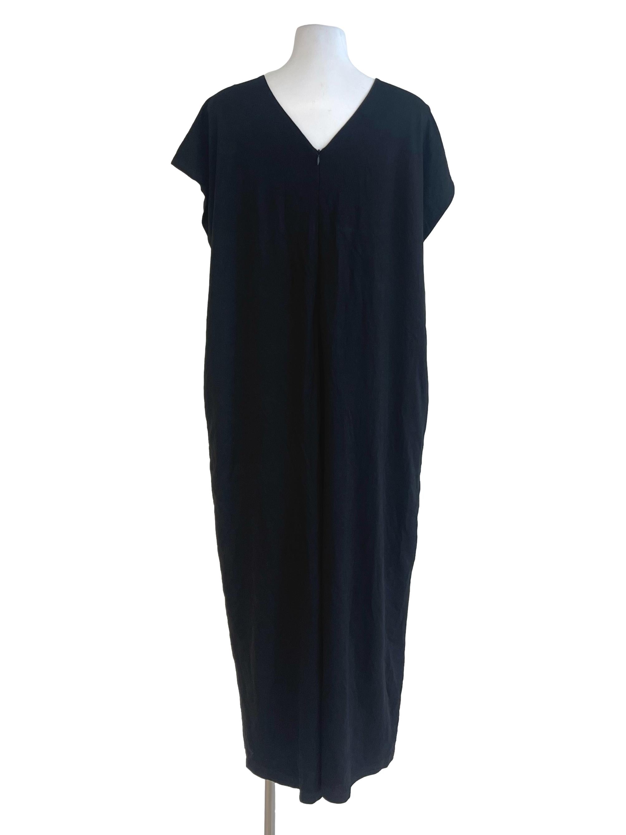 Black V Neck Short Sleeve Jumpsuit