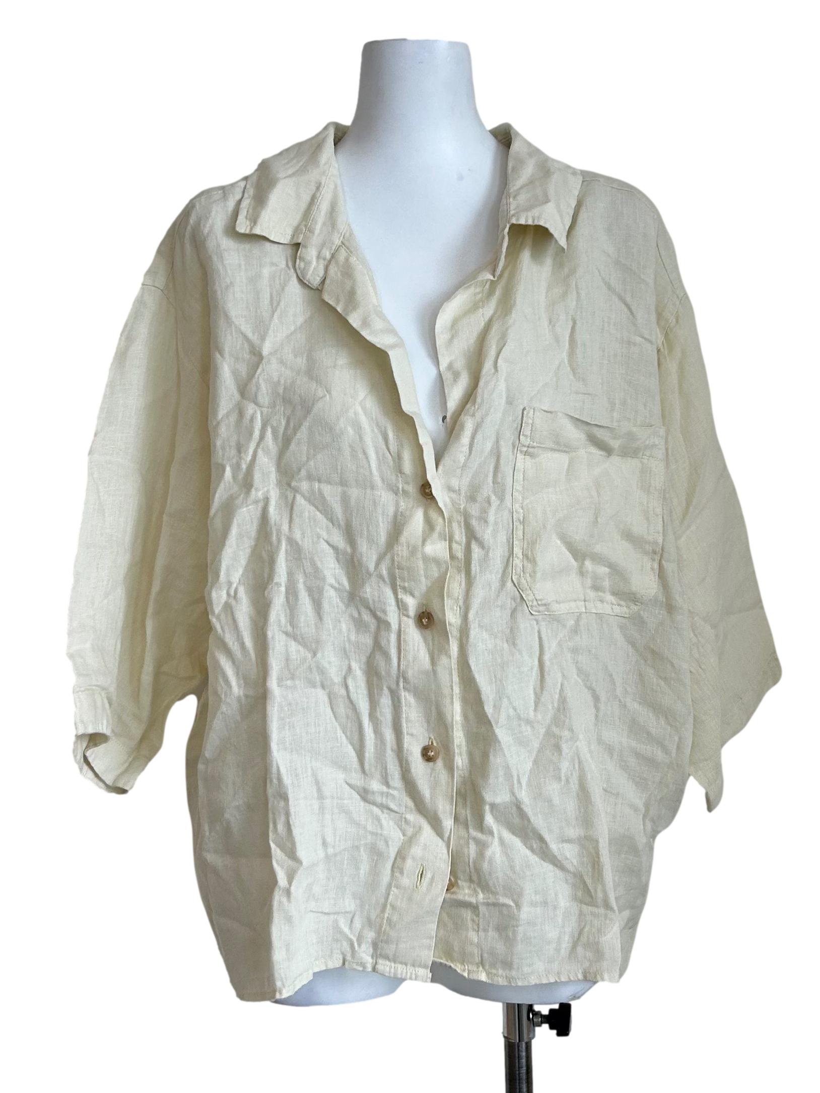 Yellow Button Up Shirt