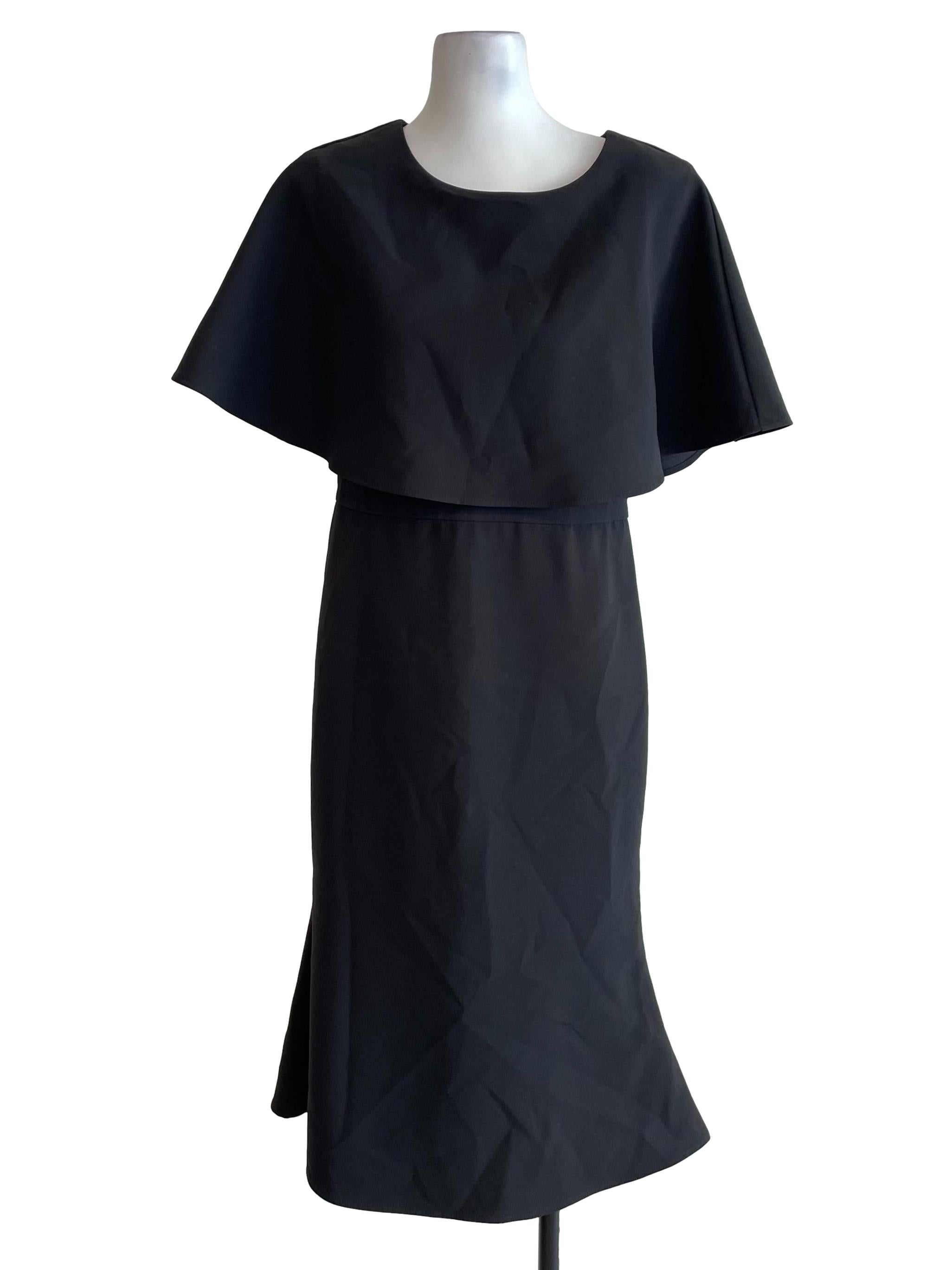 Black Cape Dress