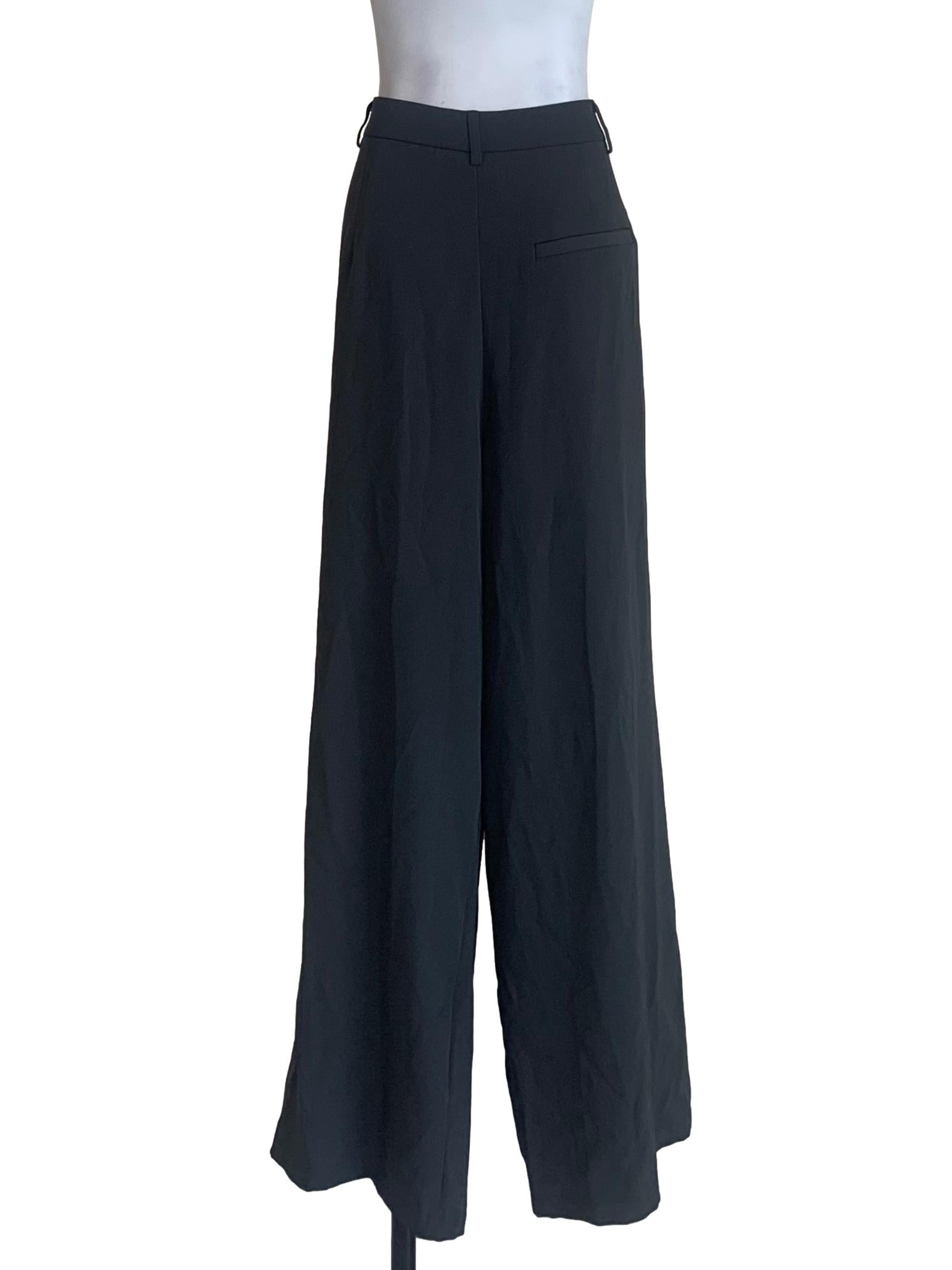Pebble Grey Wide Leg Pants