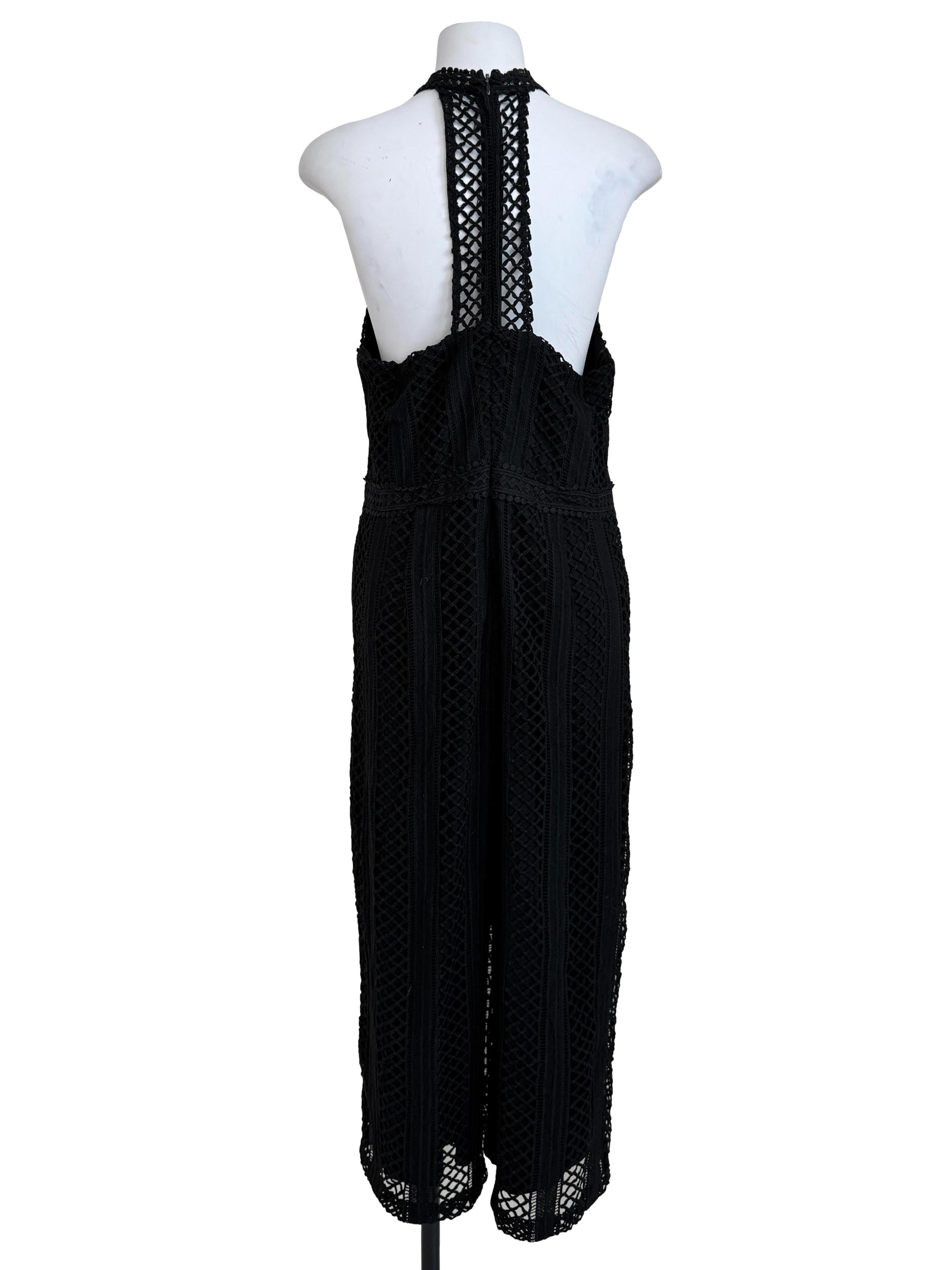 Black Halter Neck Jumpsuit