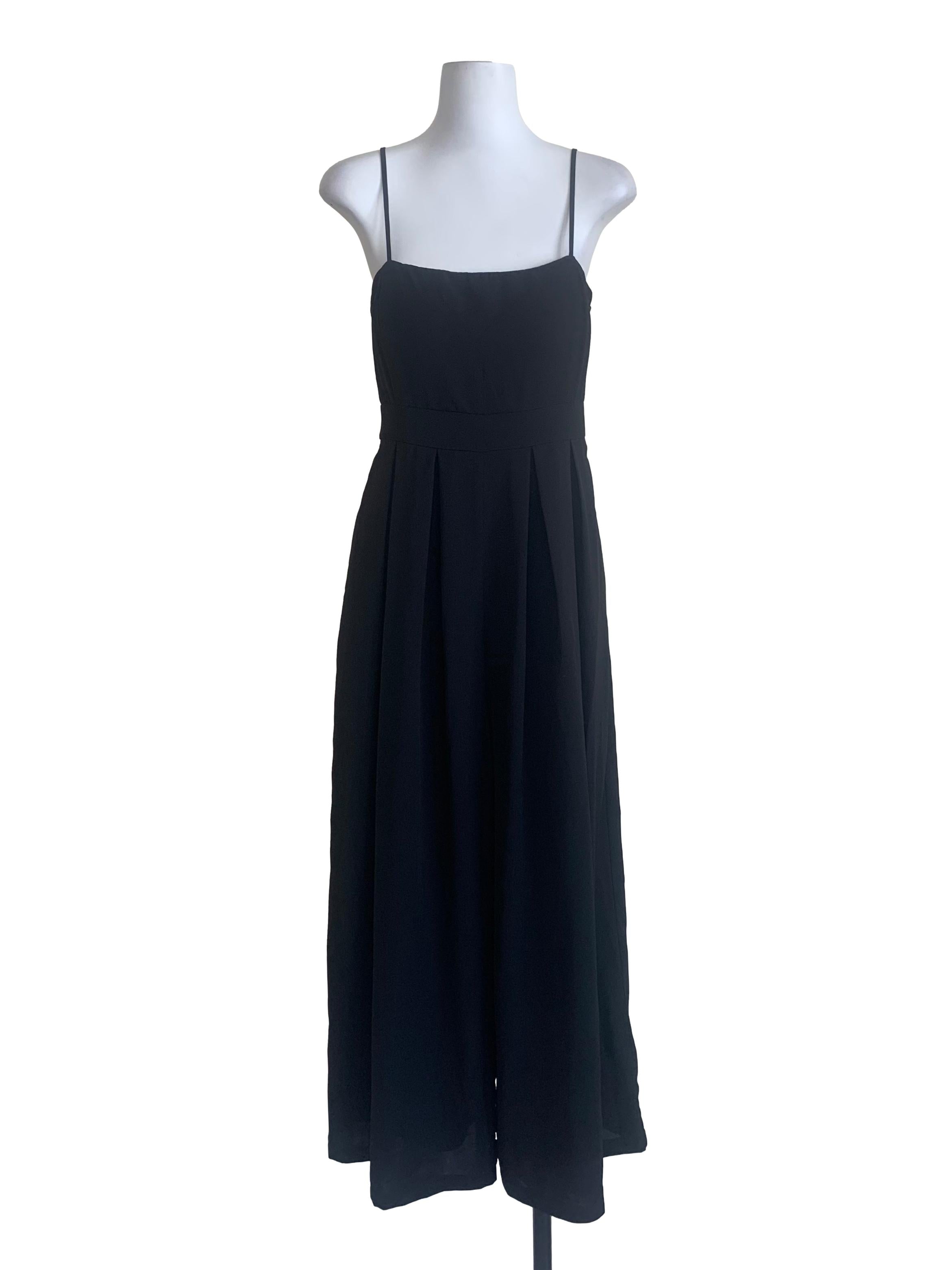 Midnight Black Wide Leg Jumpsuit