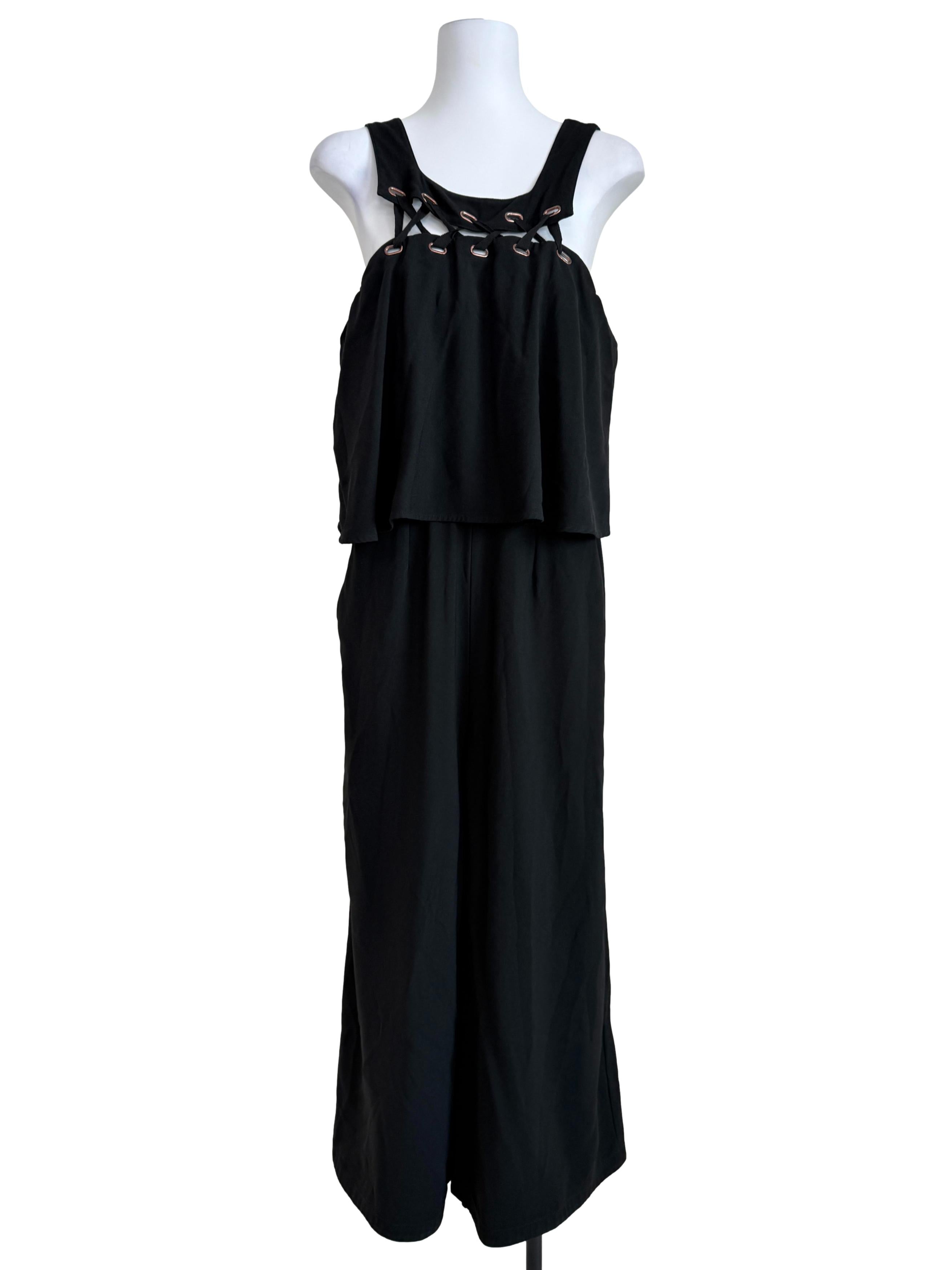 Black Wide Leg Jumpsuit