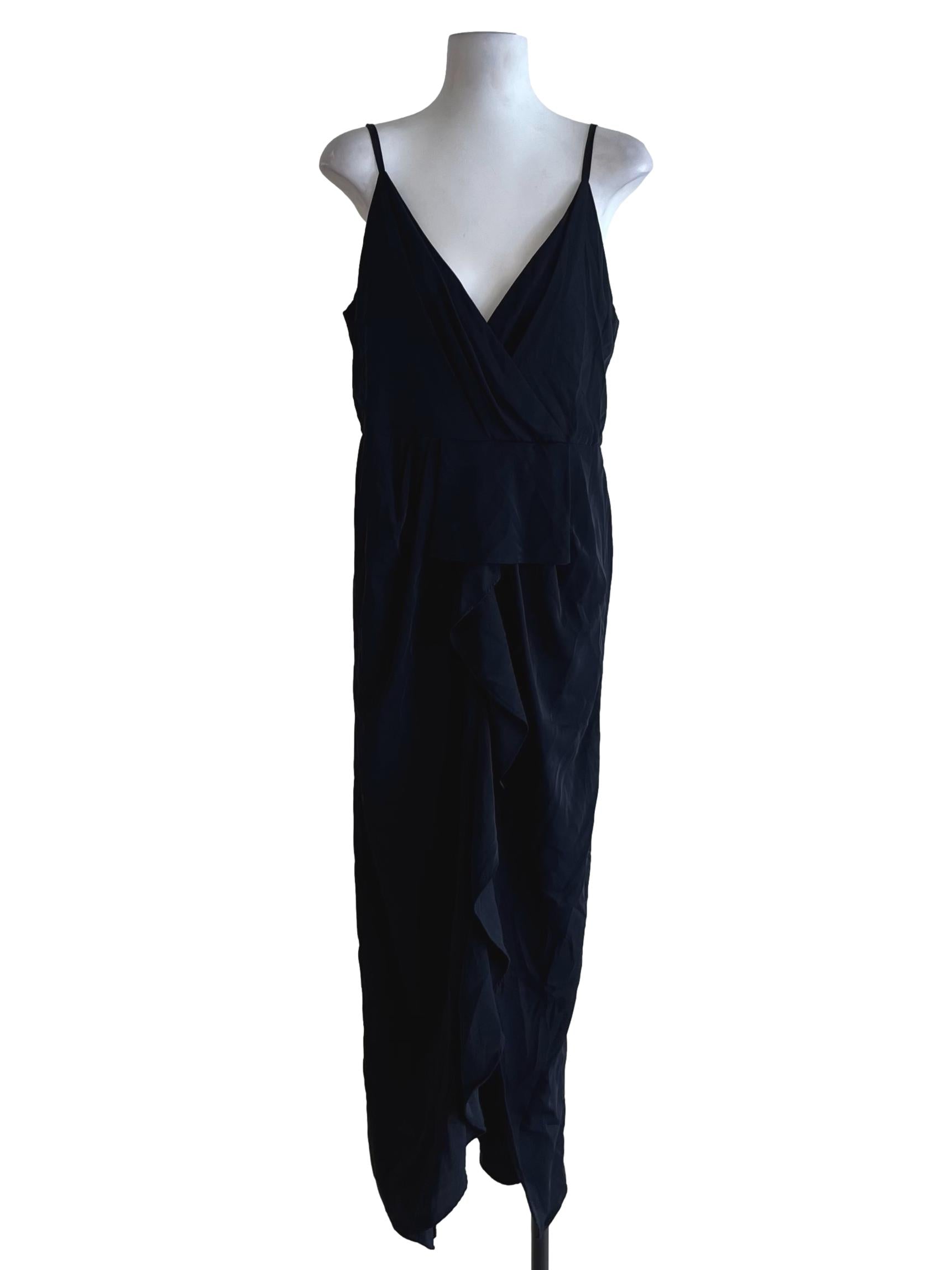 Peacock Blue Spaghetti Strap A-Line Dress