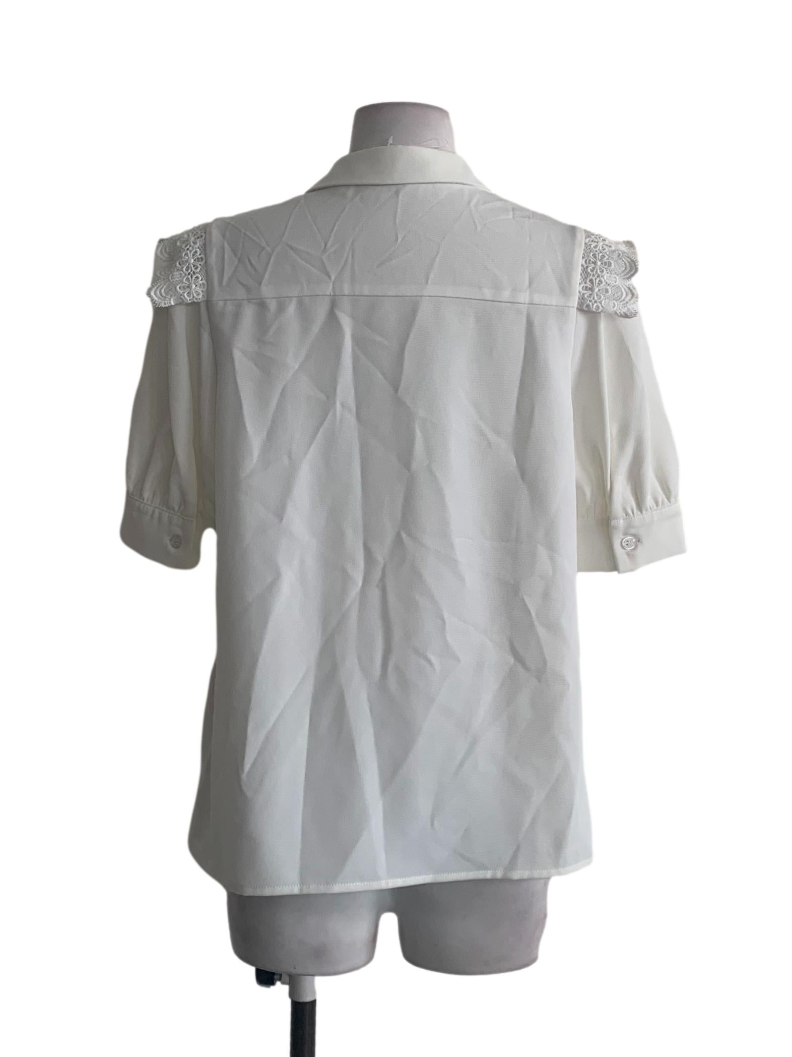 White Button Up Top