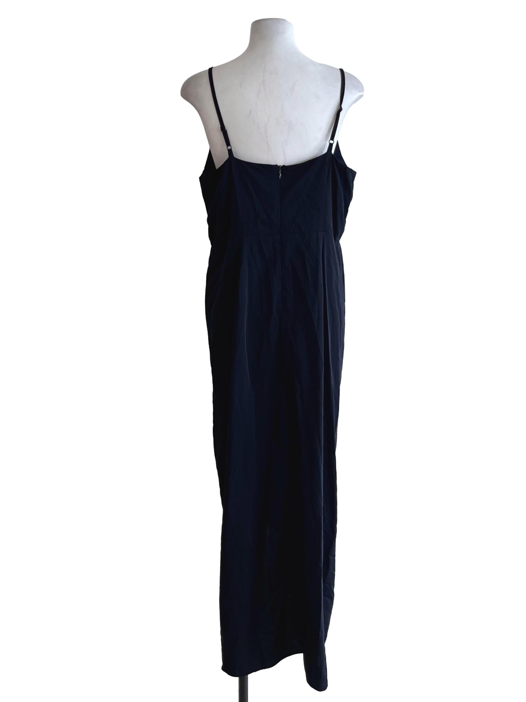 Peacock Blue Spaghetti Strap A-Line Dress