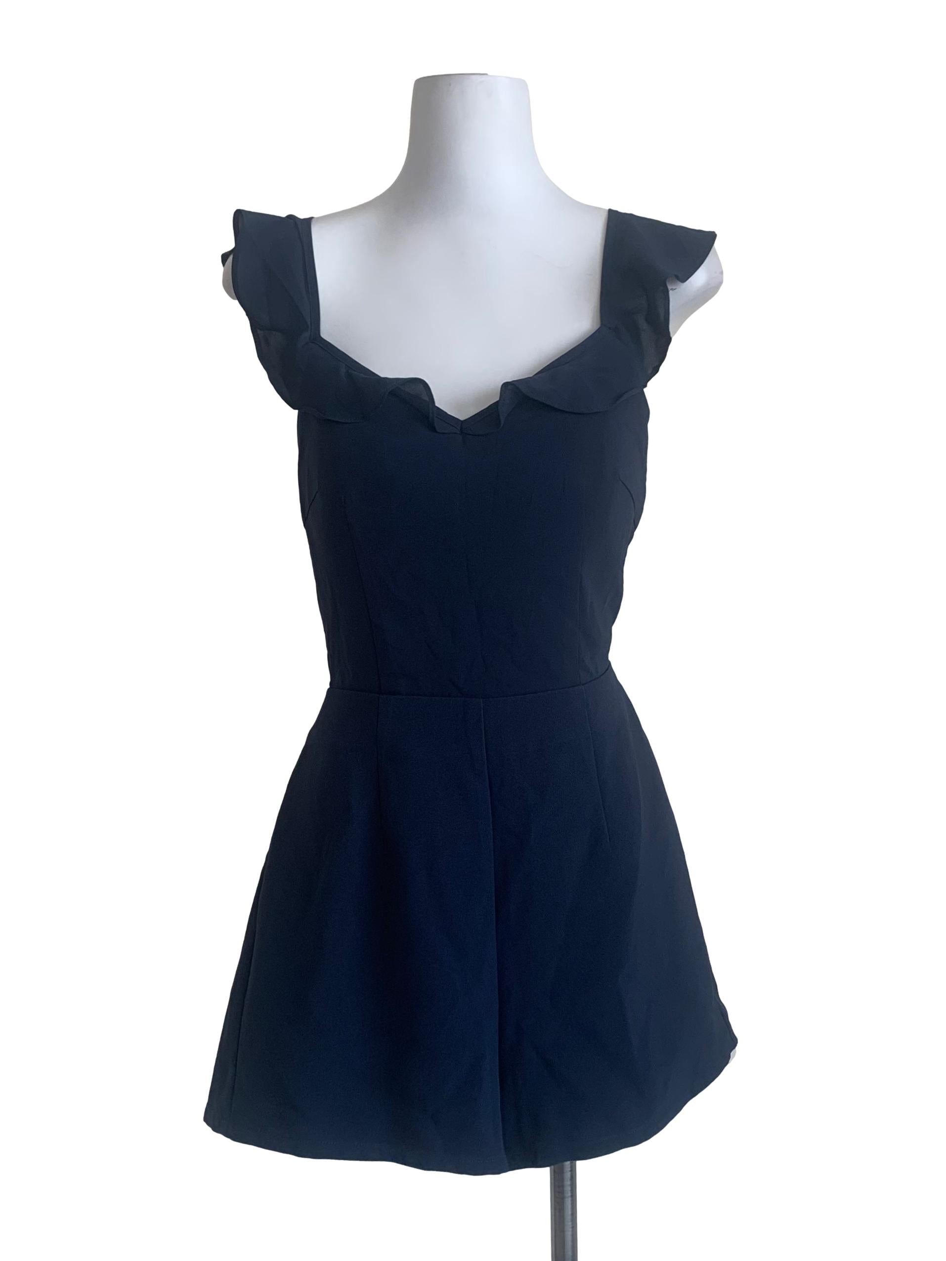 Berry Blue A-Line Romper