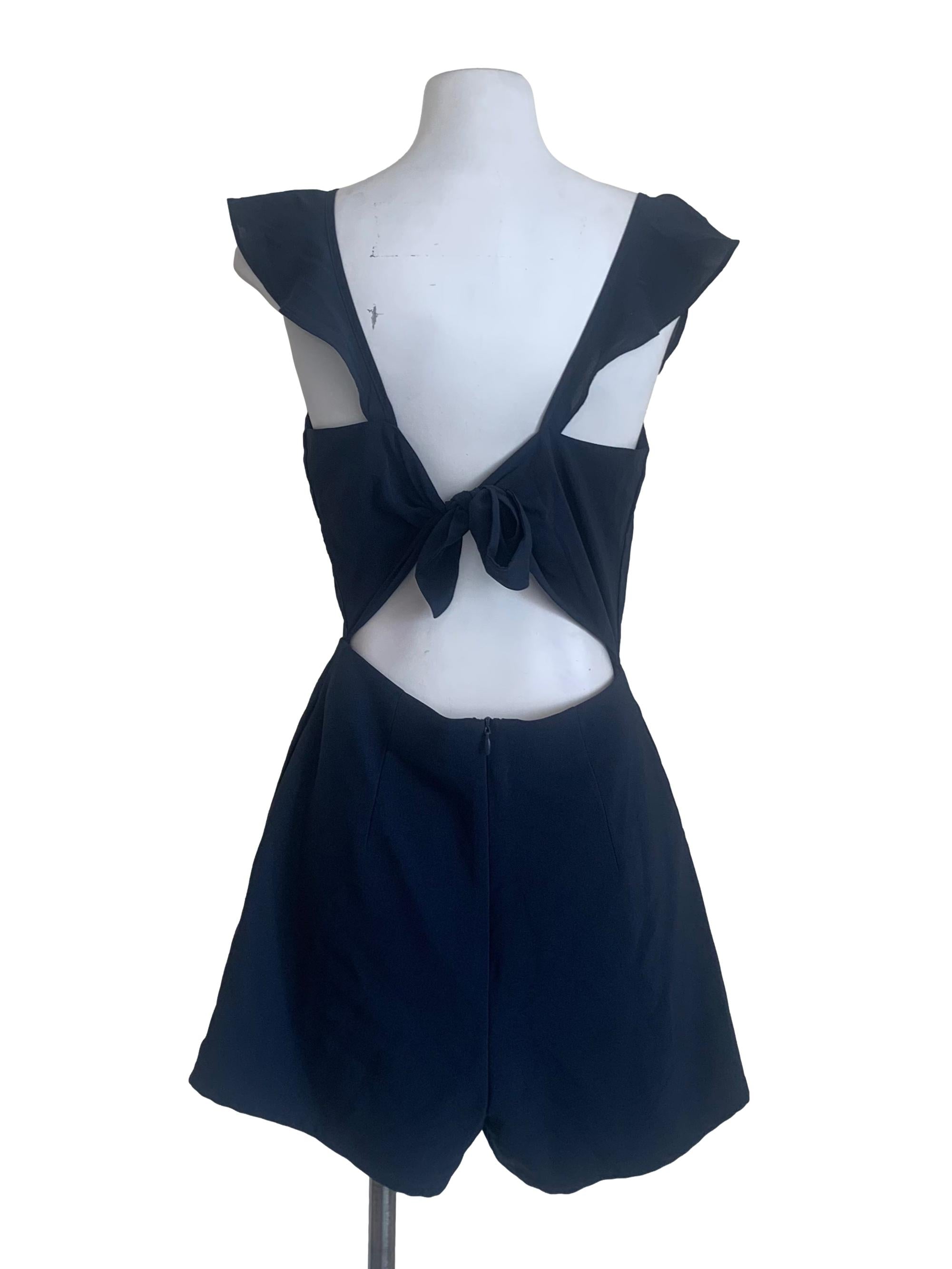 Berry Blue A-Line Romper