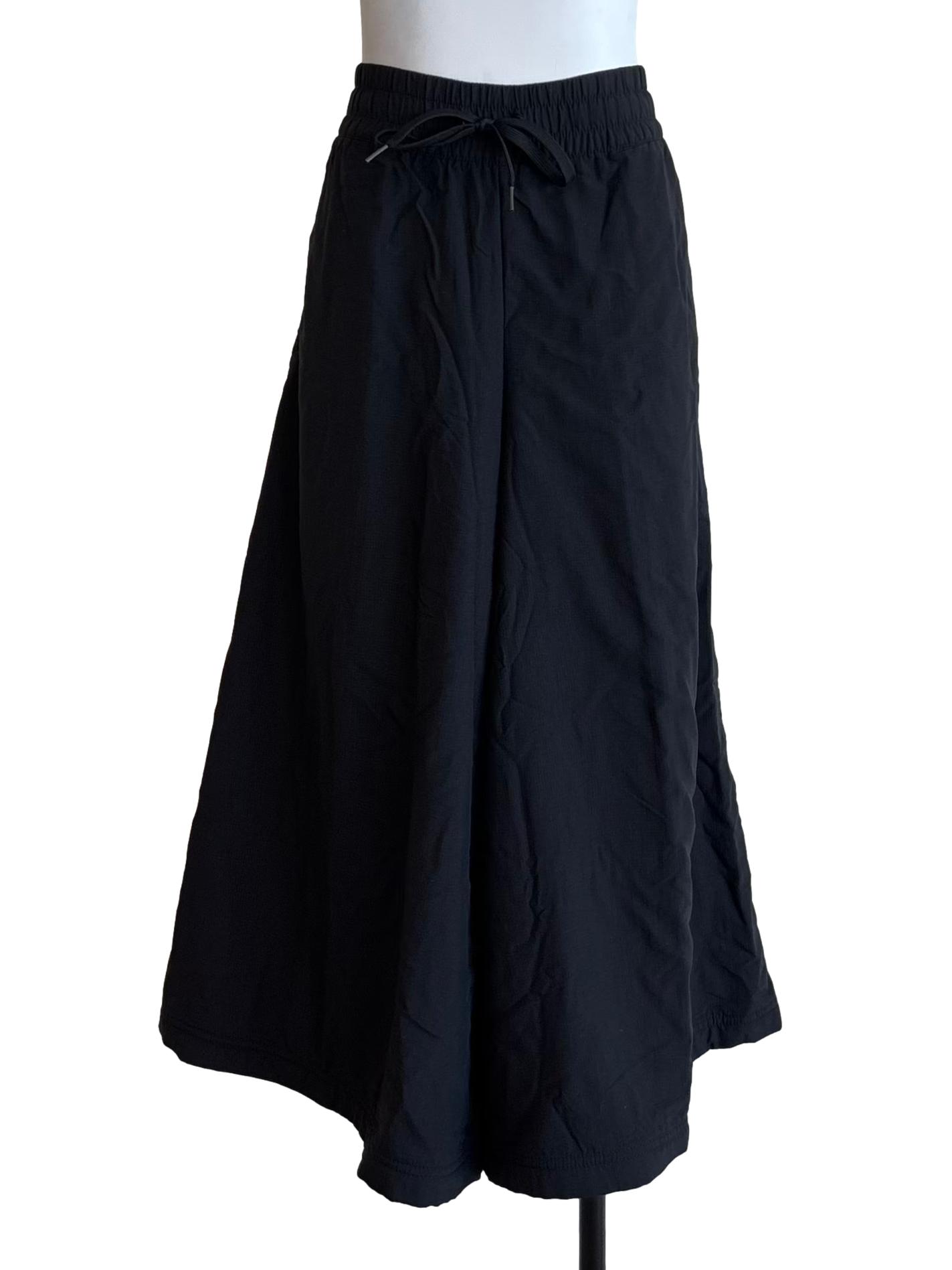 Black Relaxed Wide Leg Pants