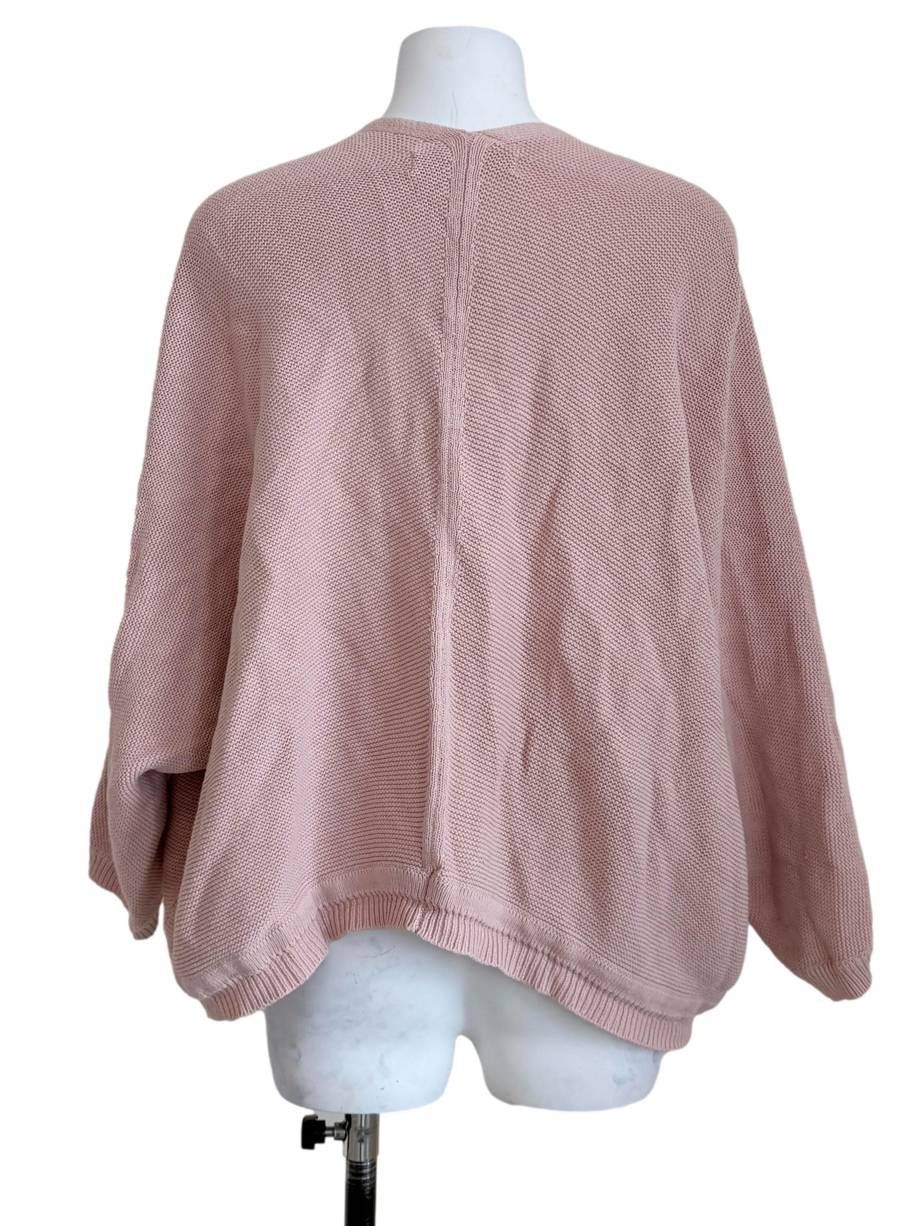 Rose Pink Batwing Cardigan