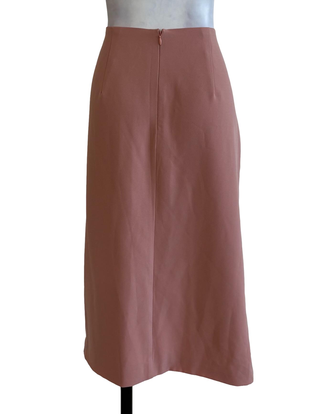 Salmon Pink Slit Skirts LB