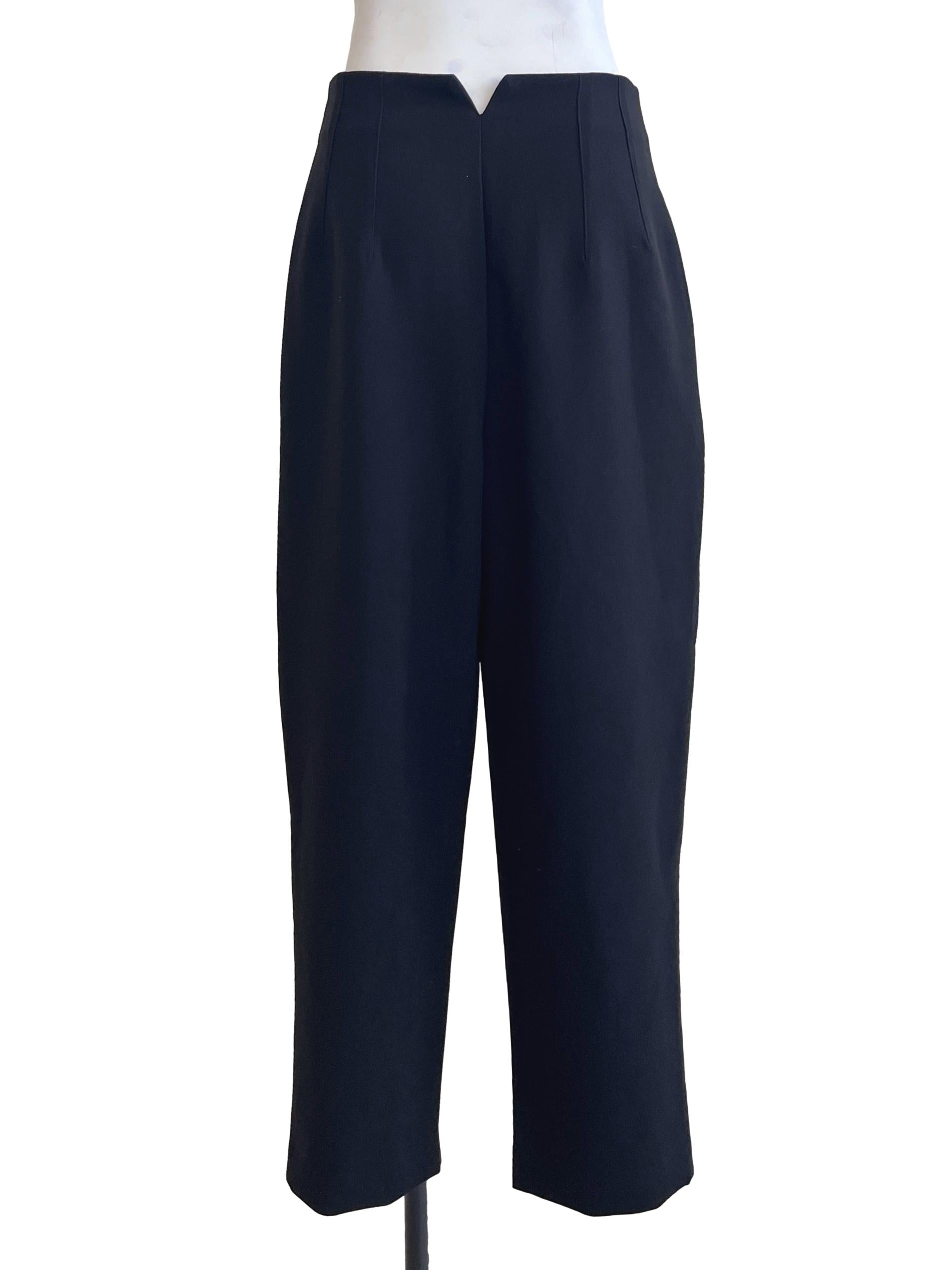 Pints Black Straight Pants