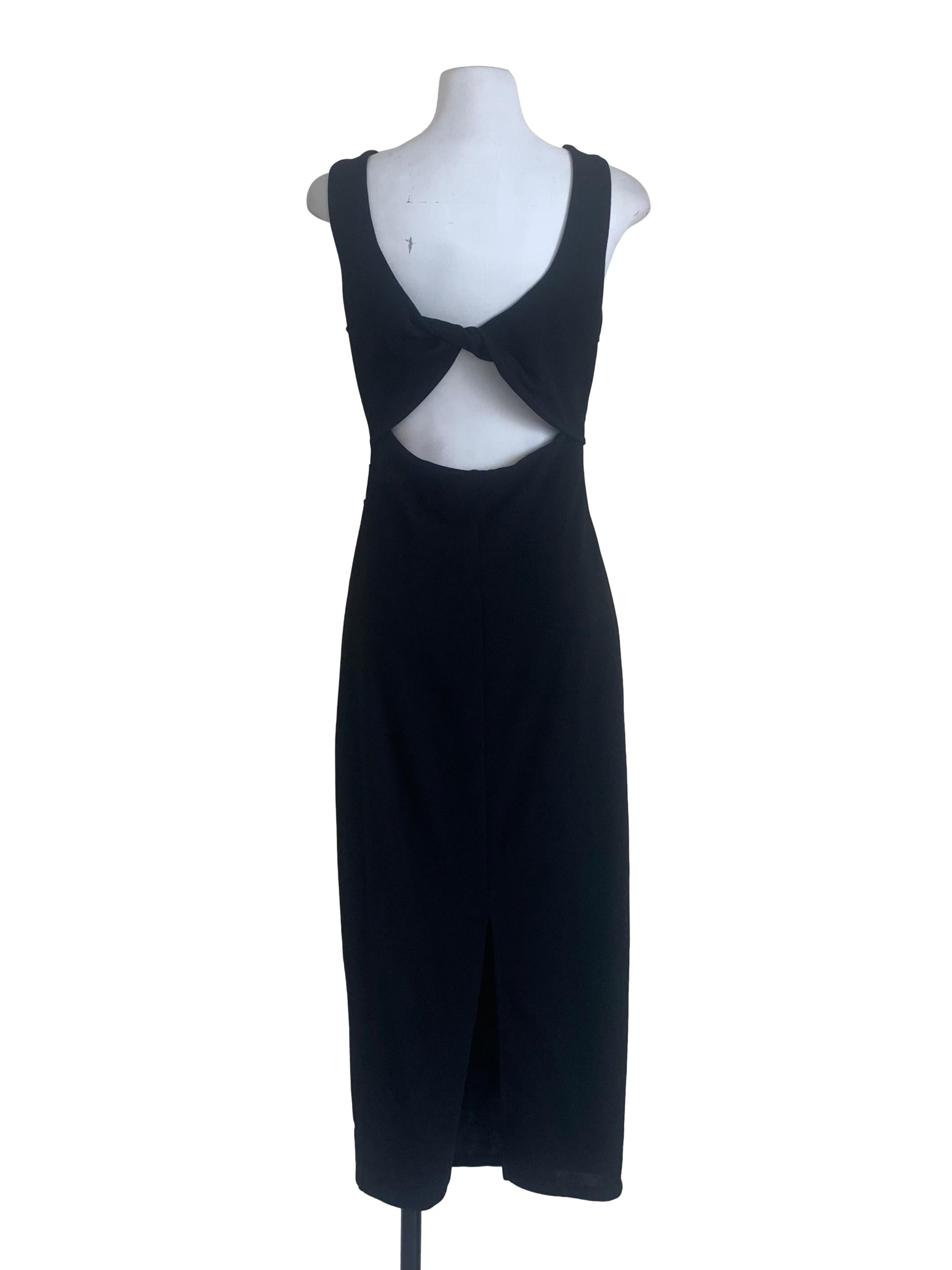 Midnight Black Sheath Dress