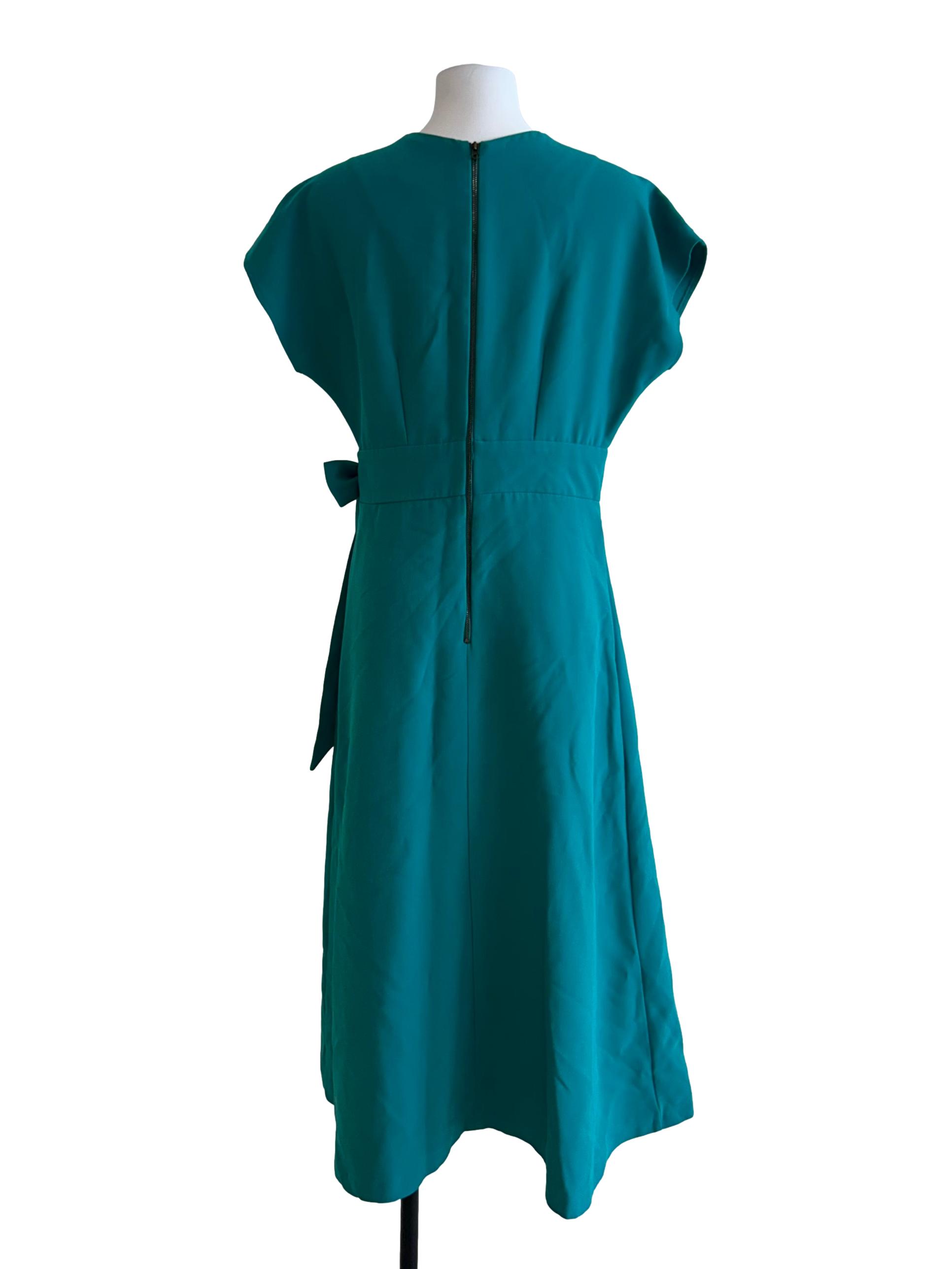 Turquoise Blue Sleeveless Dress
