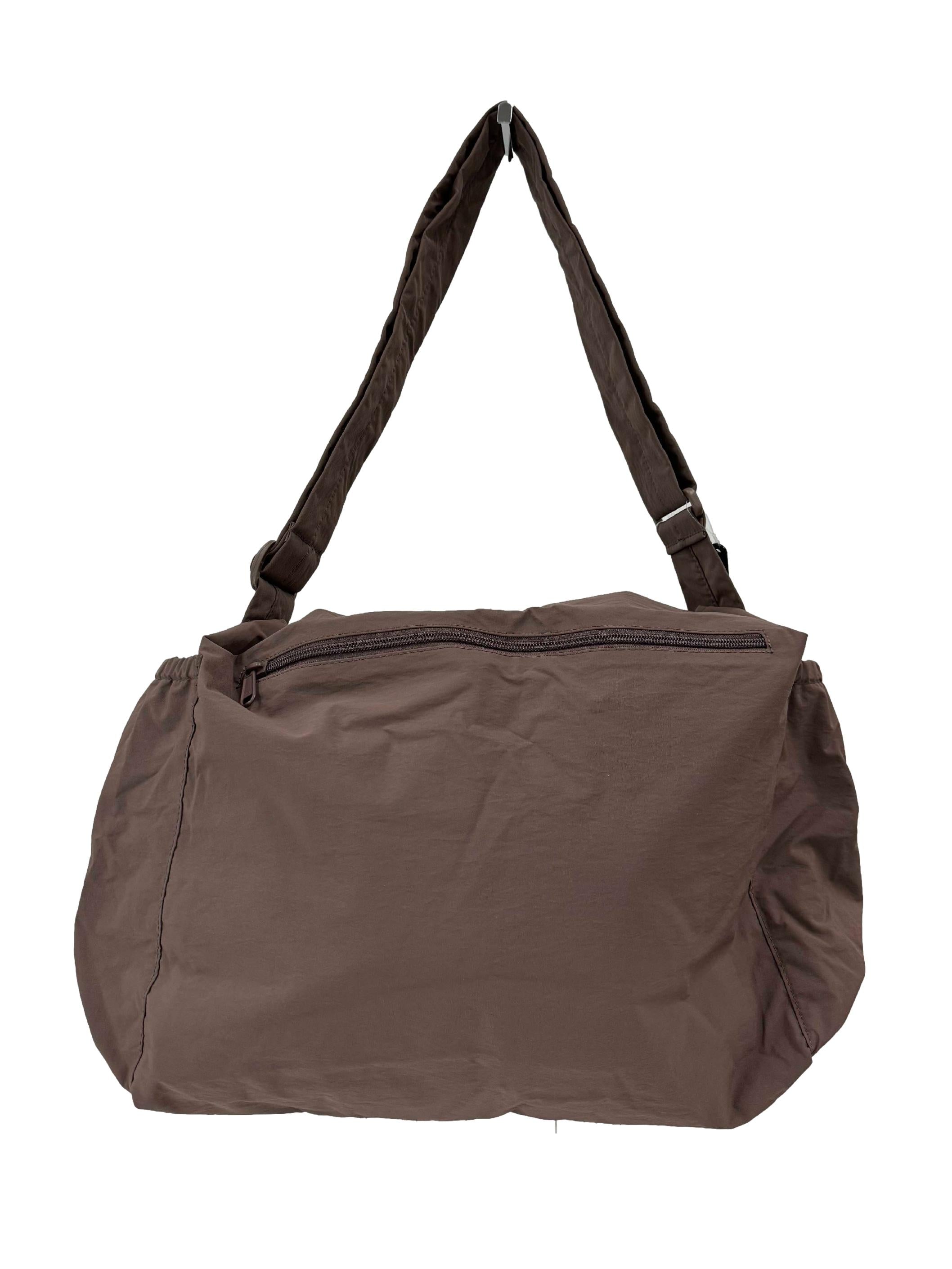 Almond Brown Drawstring Shoulder Bag