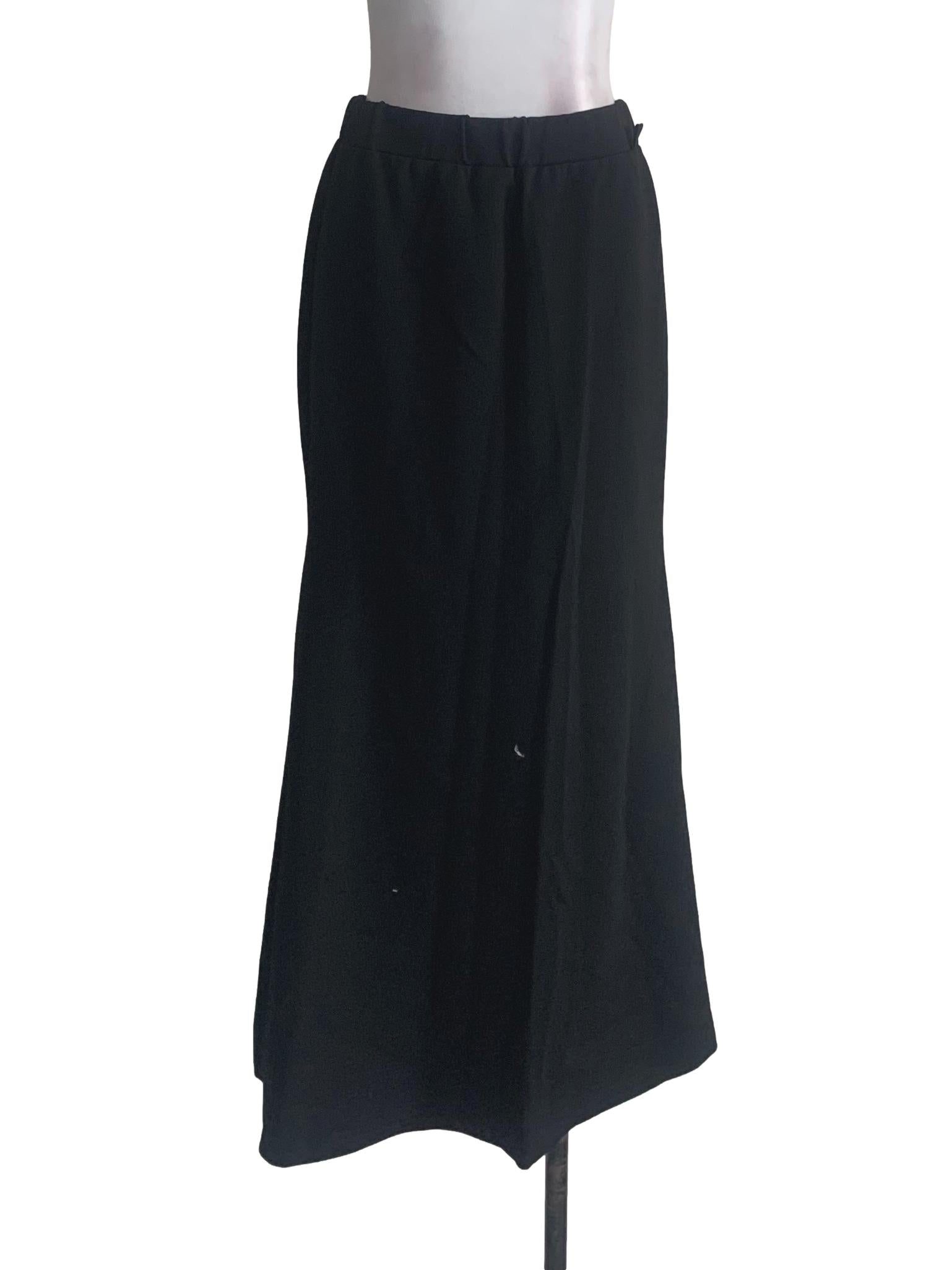 Black Long Mermaid Skirt