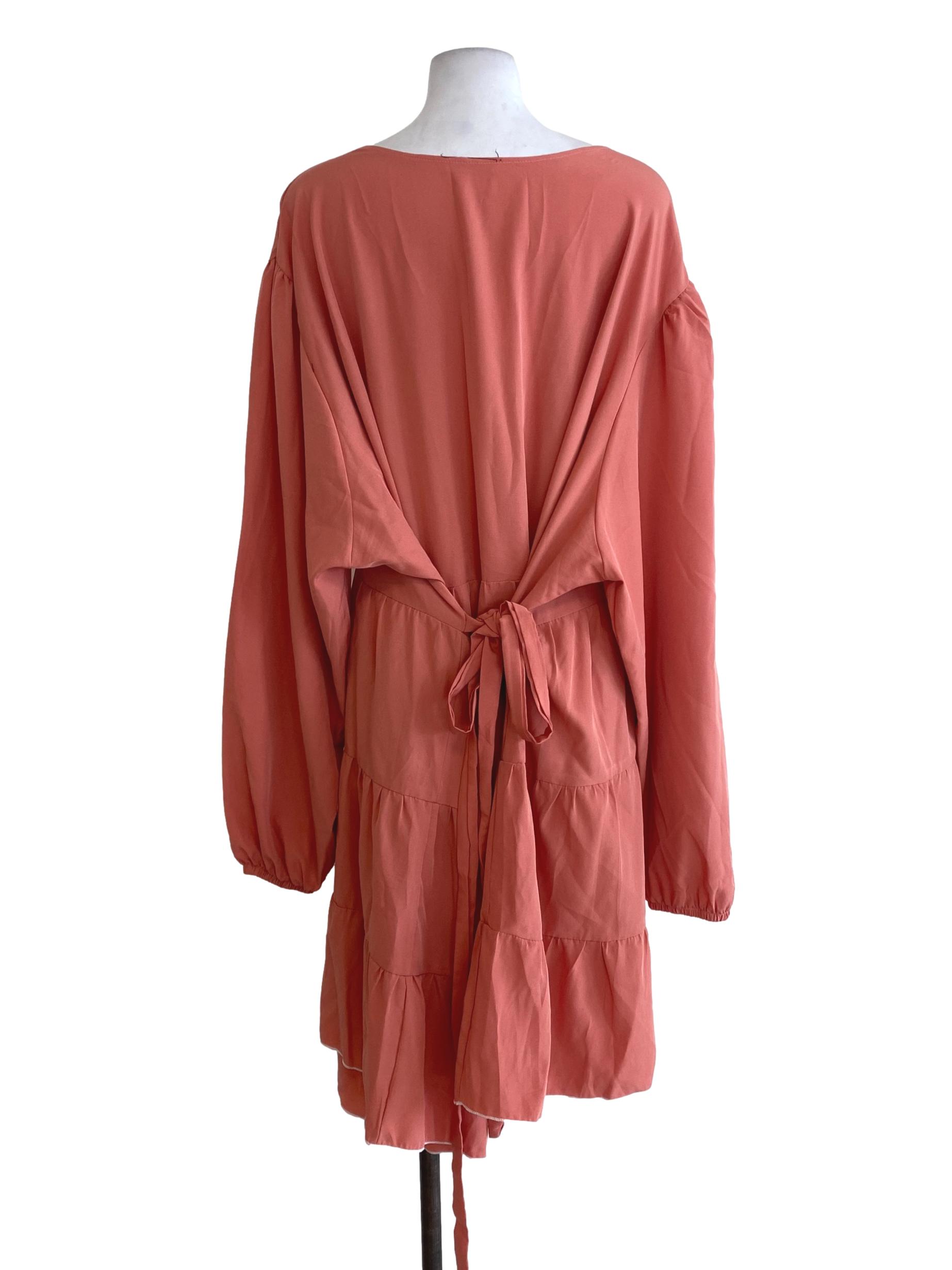 Pink Drop Waist Dress