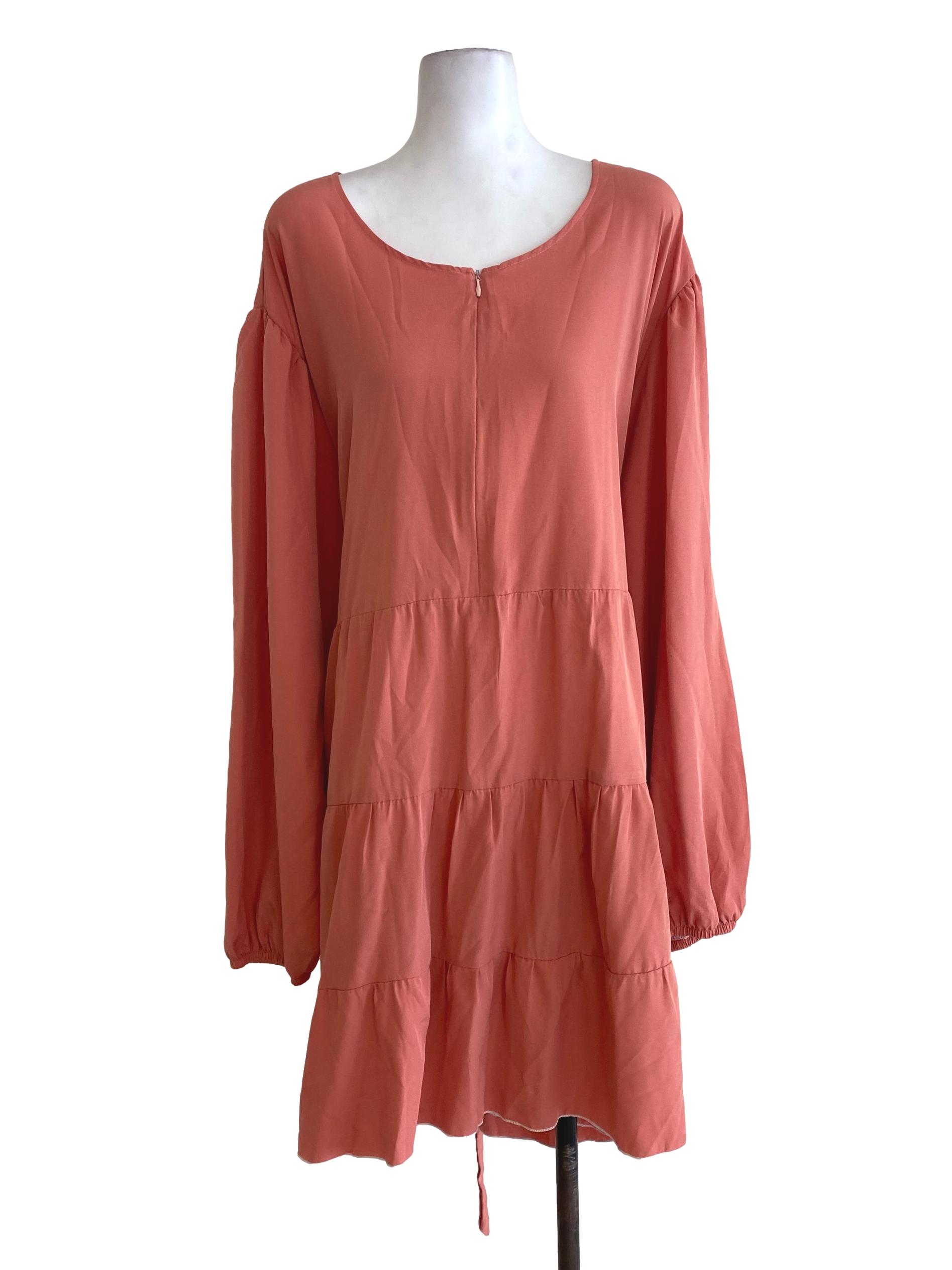 Pink Drop Waist Dress