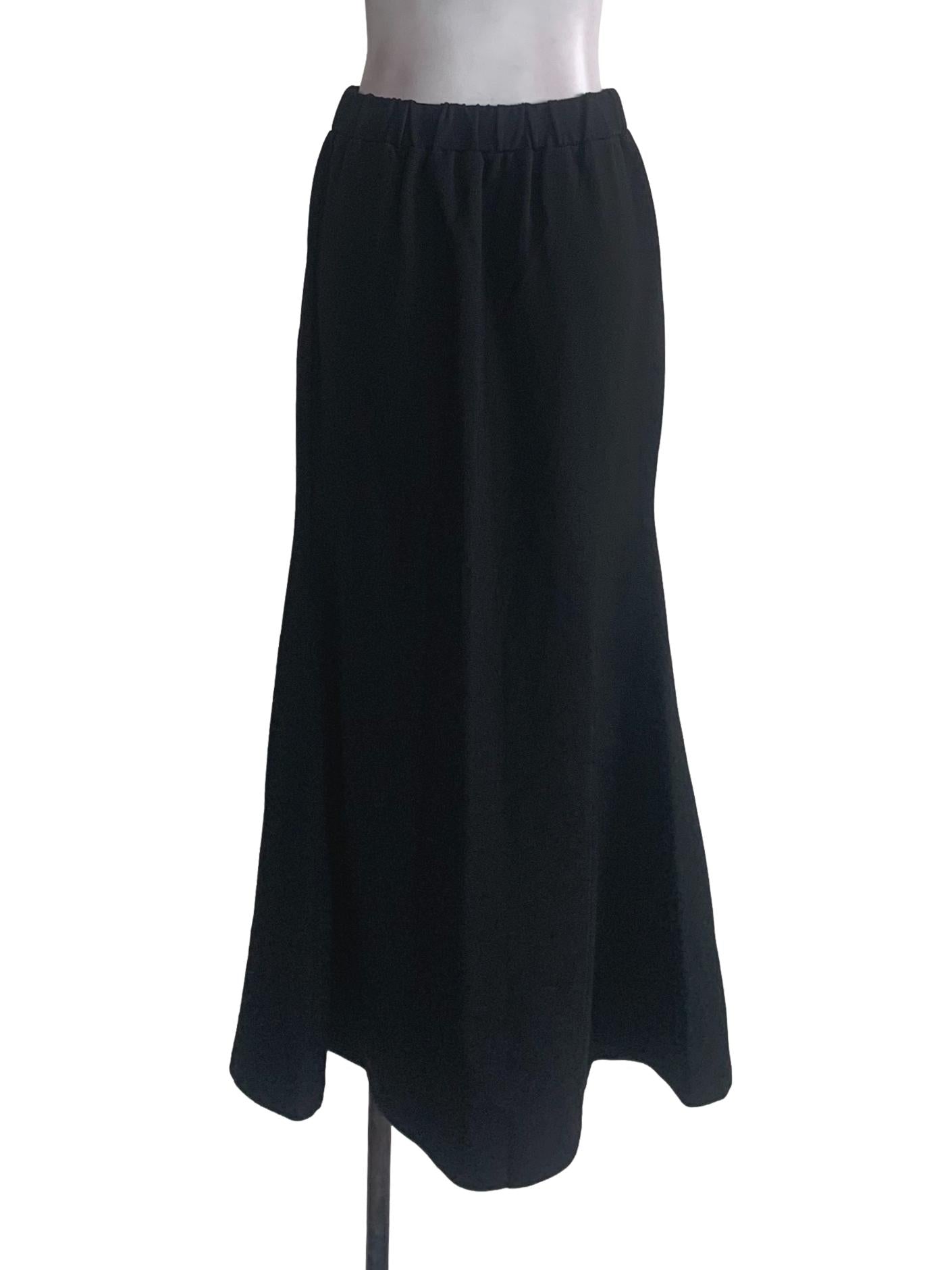 Black Long Mermaid Skirt