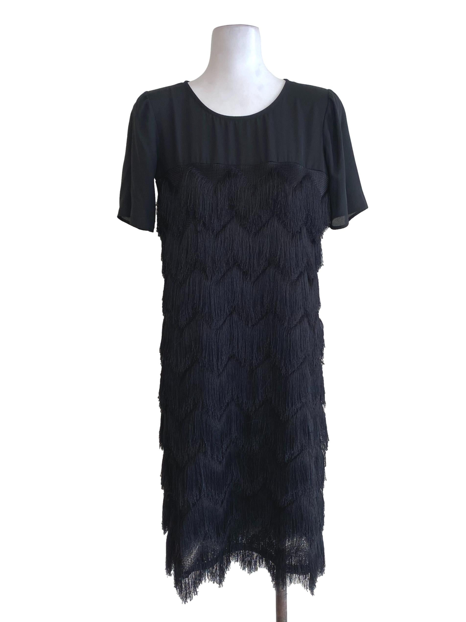 Black Fur Dress