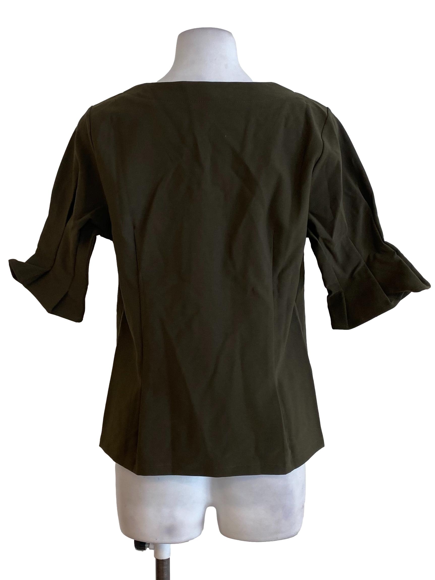 Army Green Blouse