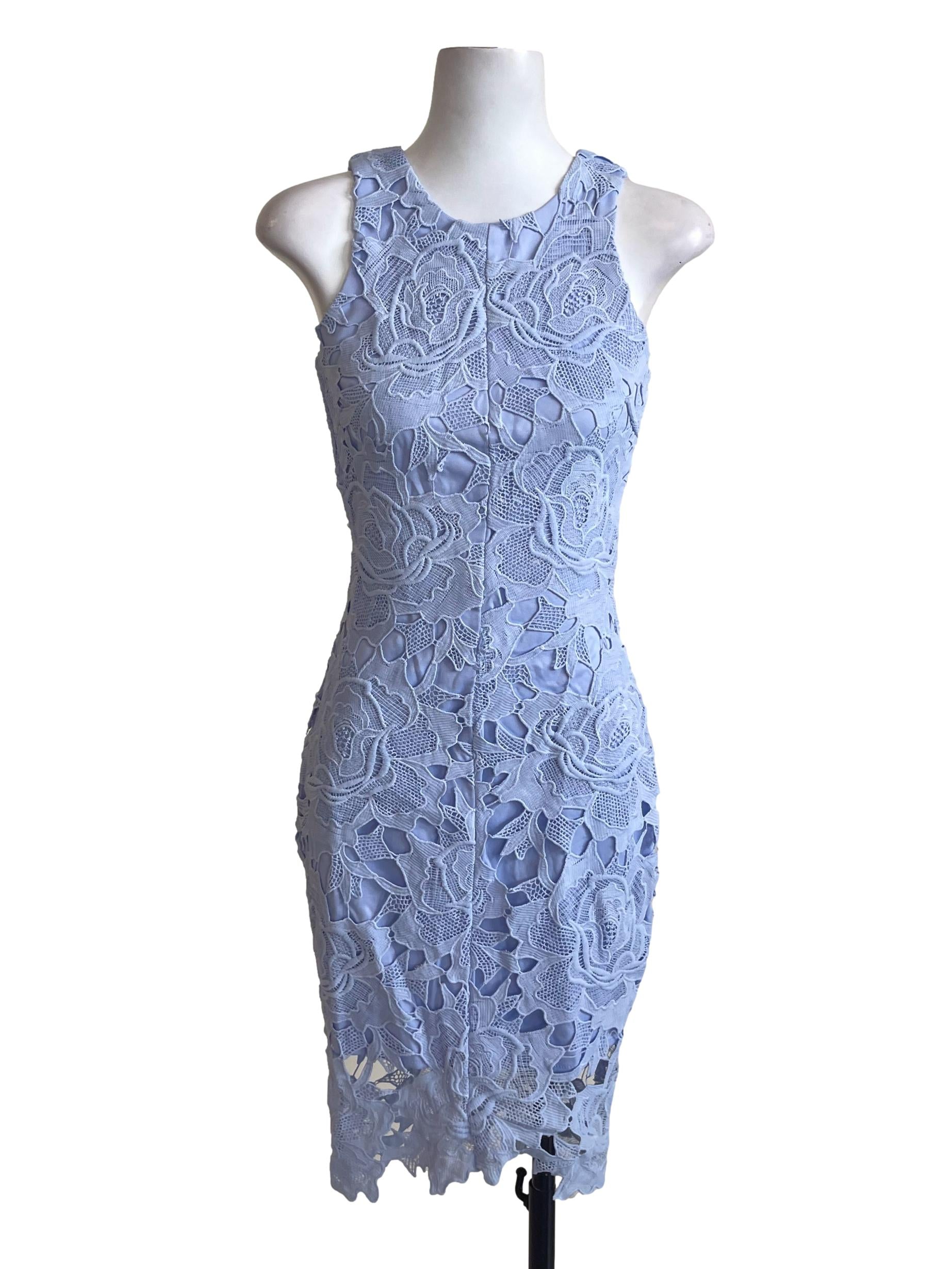 Periwinkle Crochet Dress
