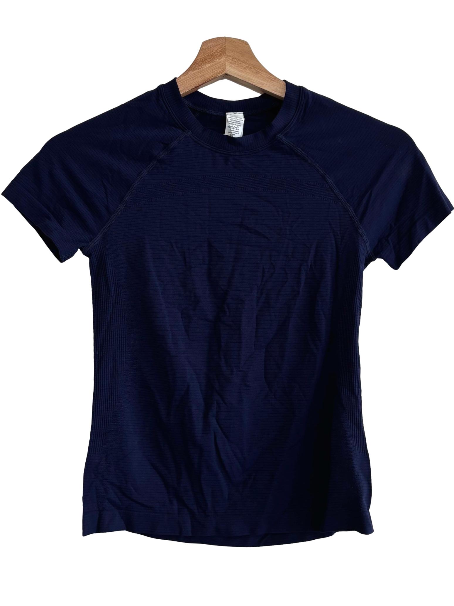 Navy Blue Fitted Top