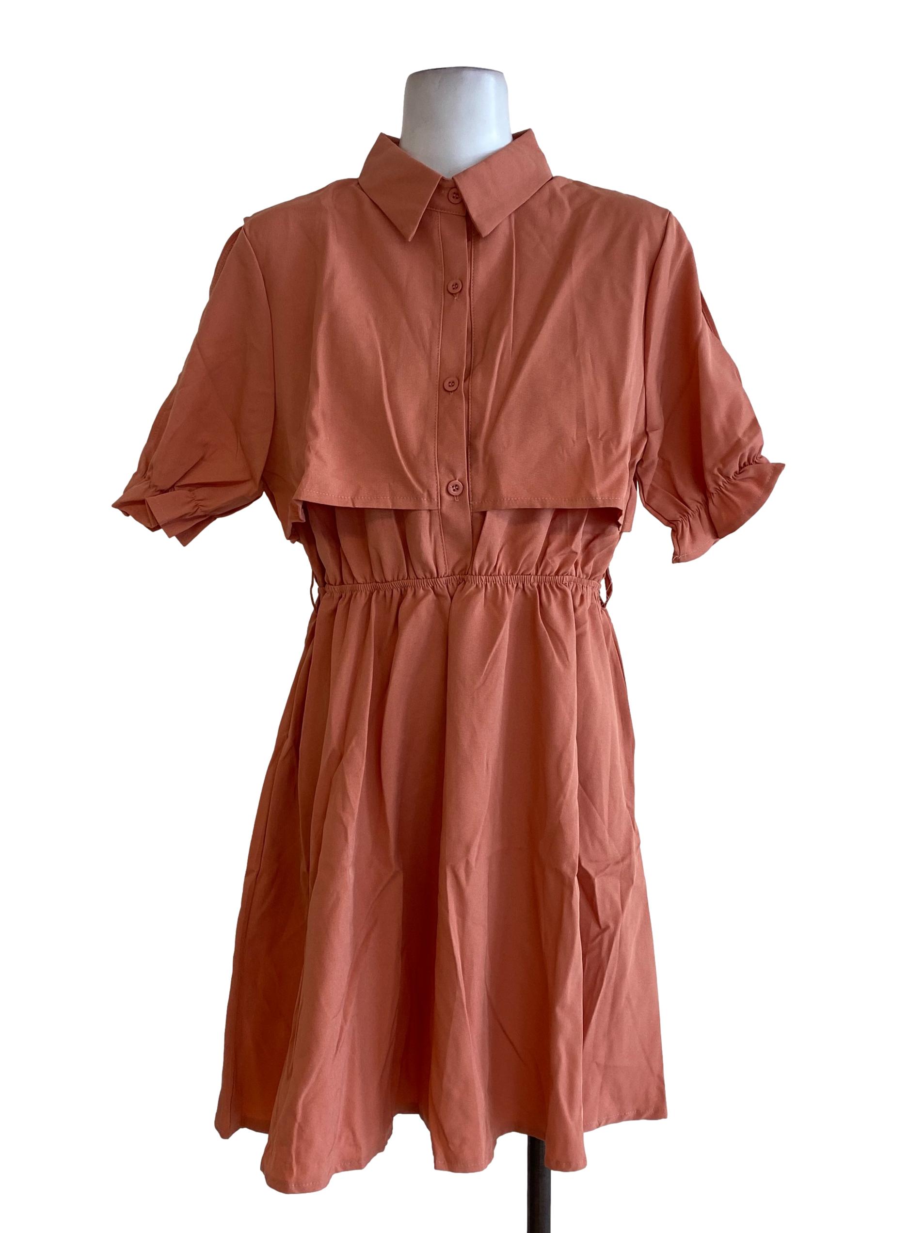 Orange Empire Dress