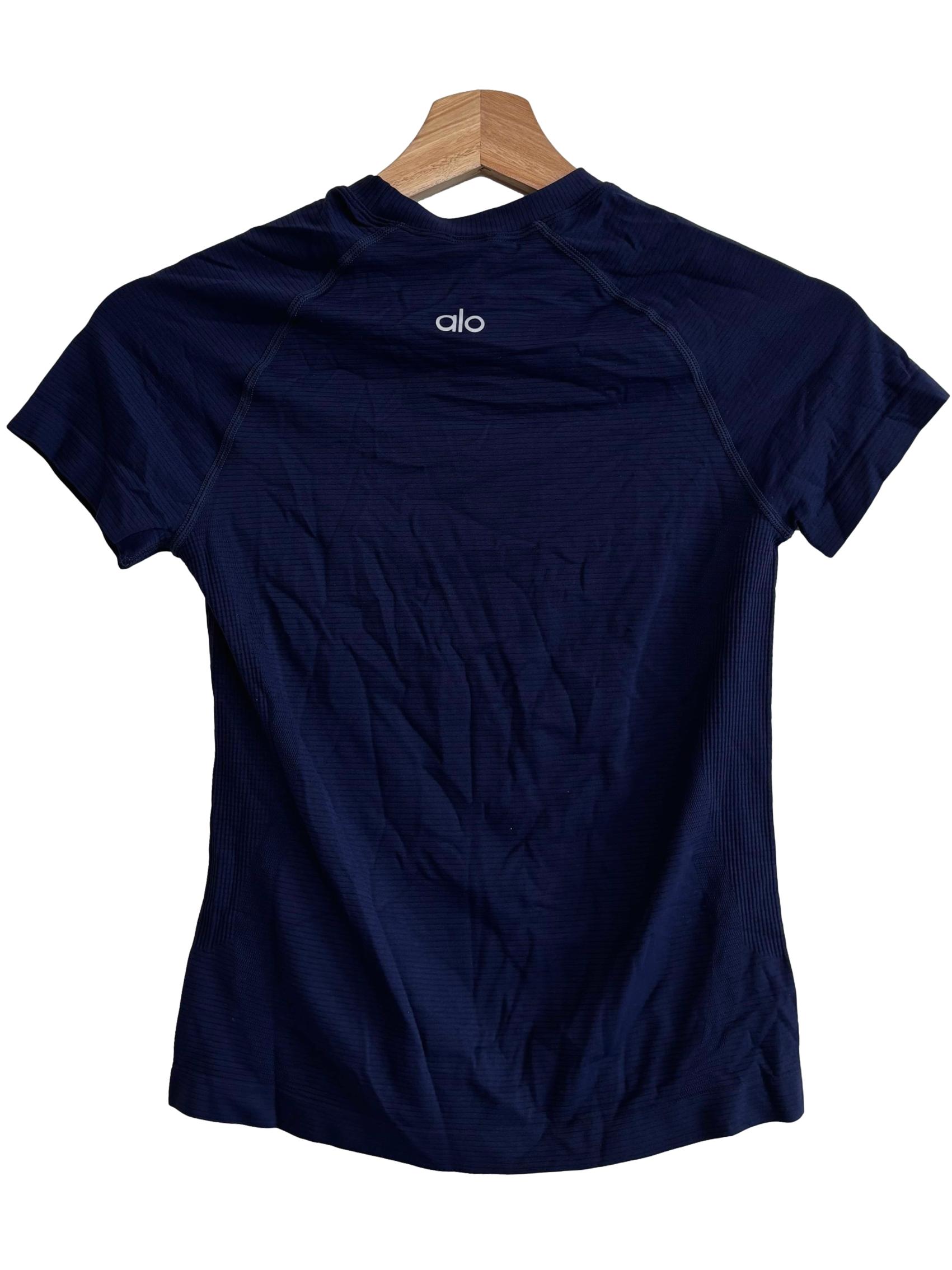 Navy Blue Fitted Top