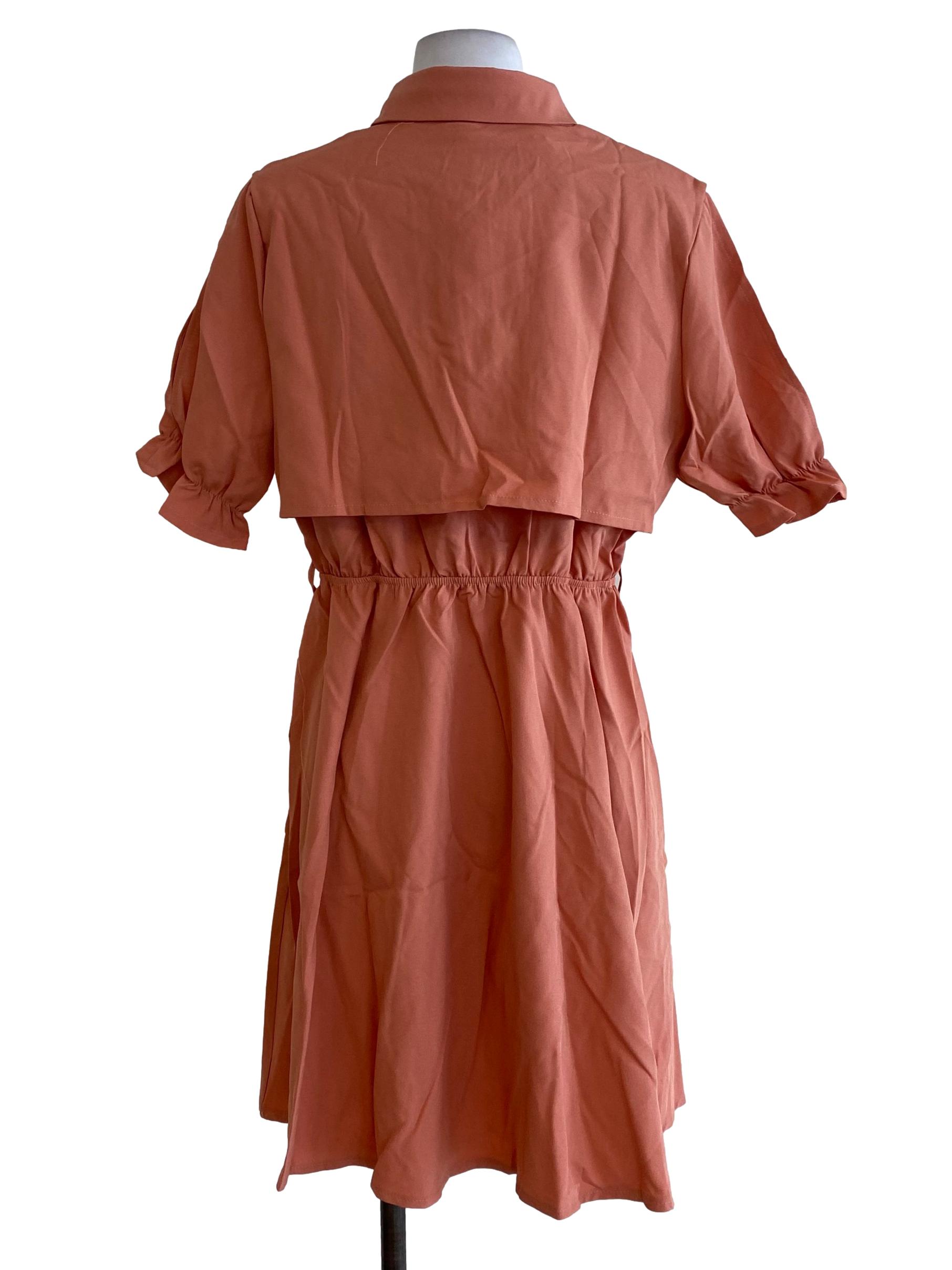 Orange Empire Dress