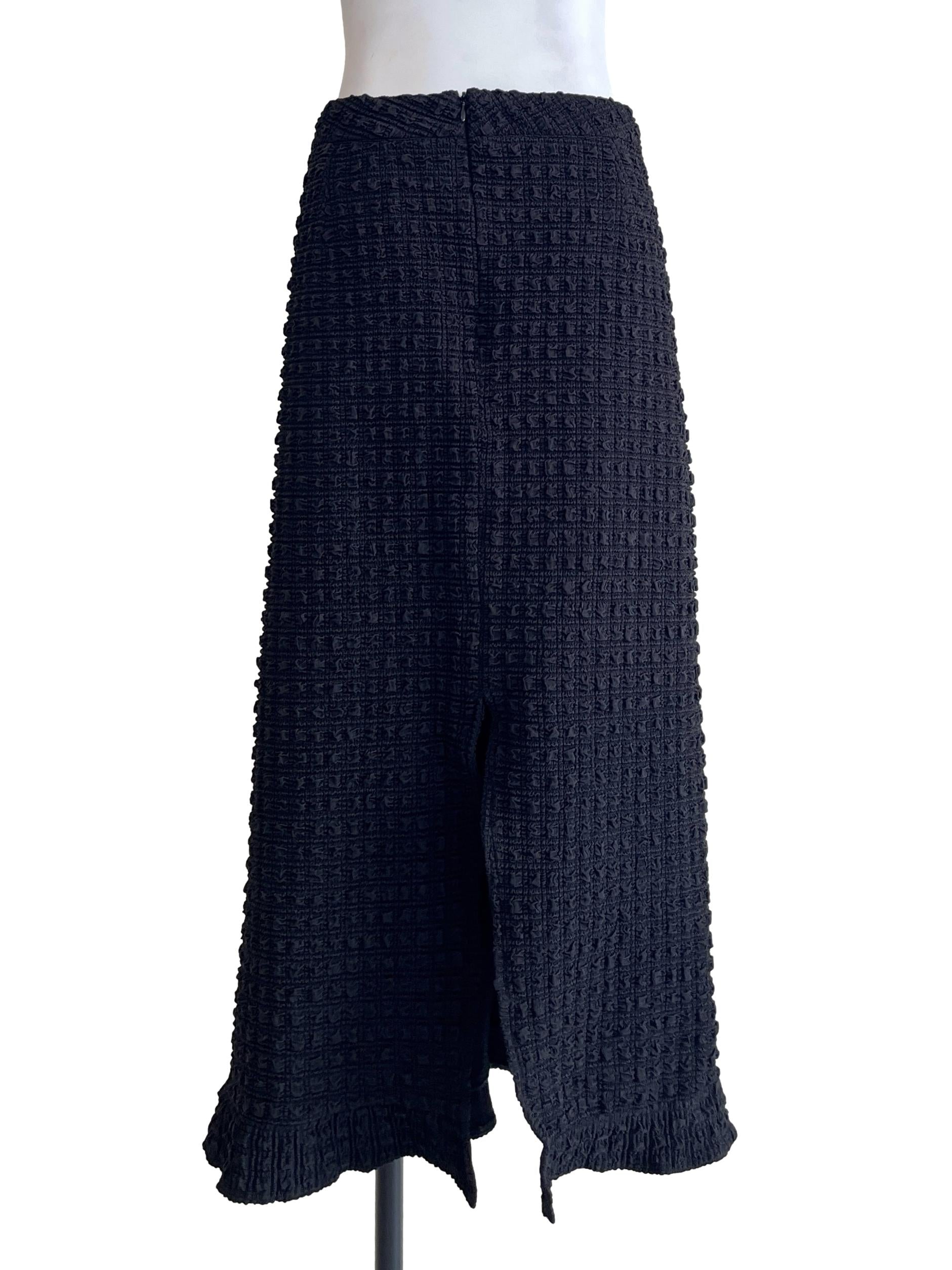 Ink Black Pencil Skirt