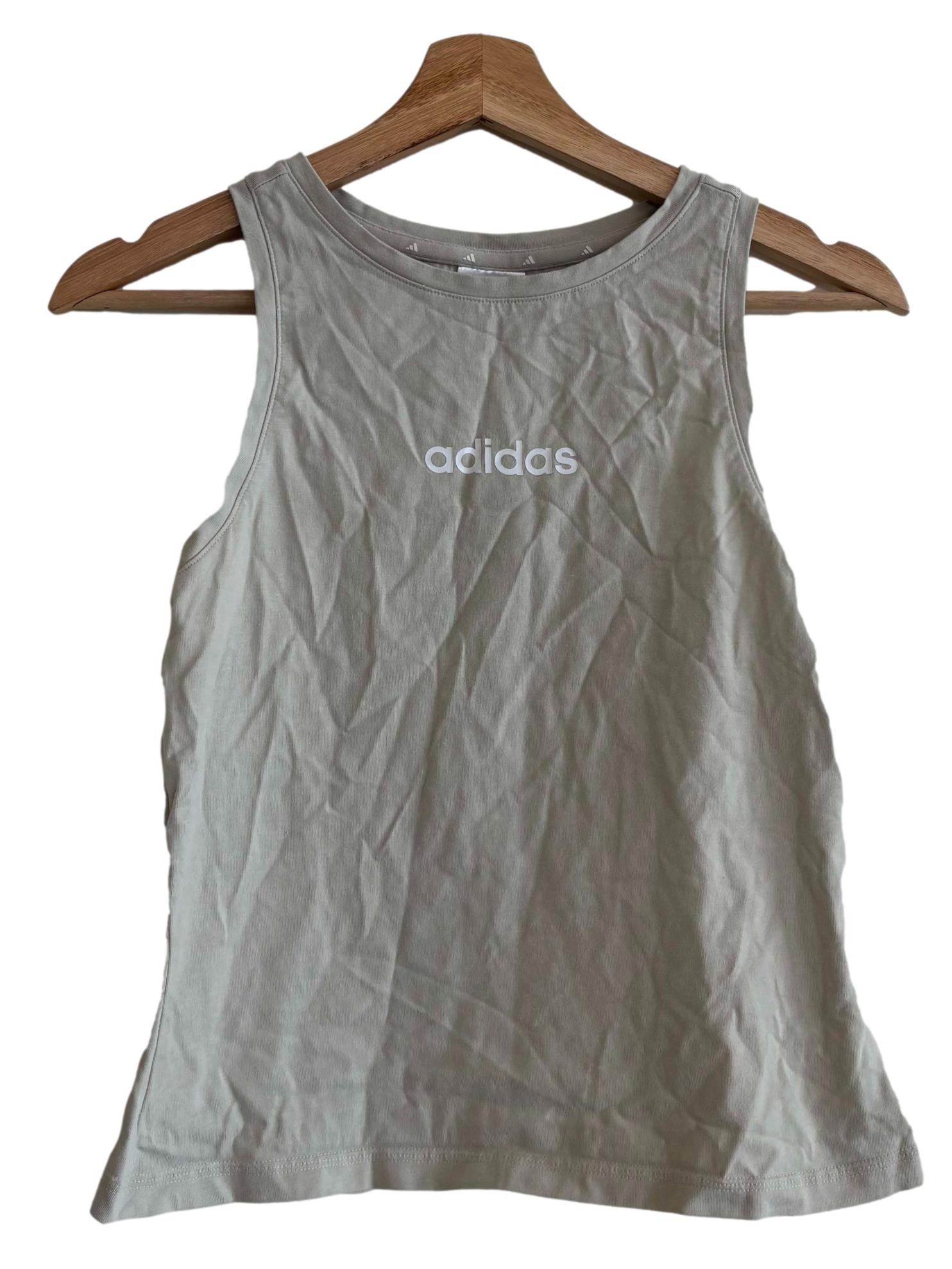 Nude Beige Muscle Tank Top