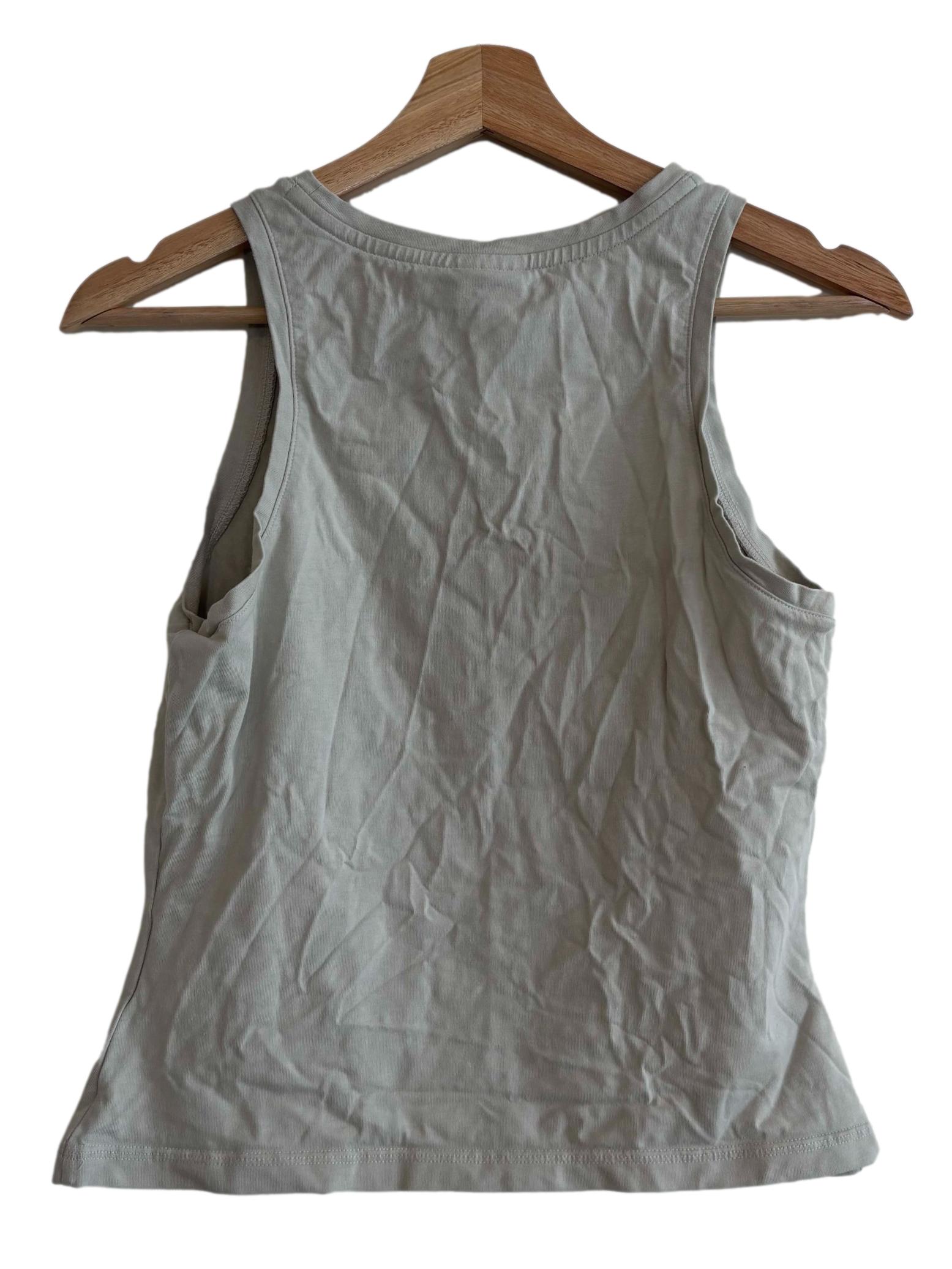 Nude Beige Muscle Tank Top